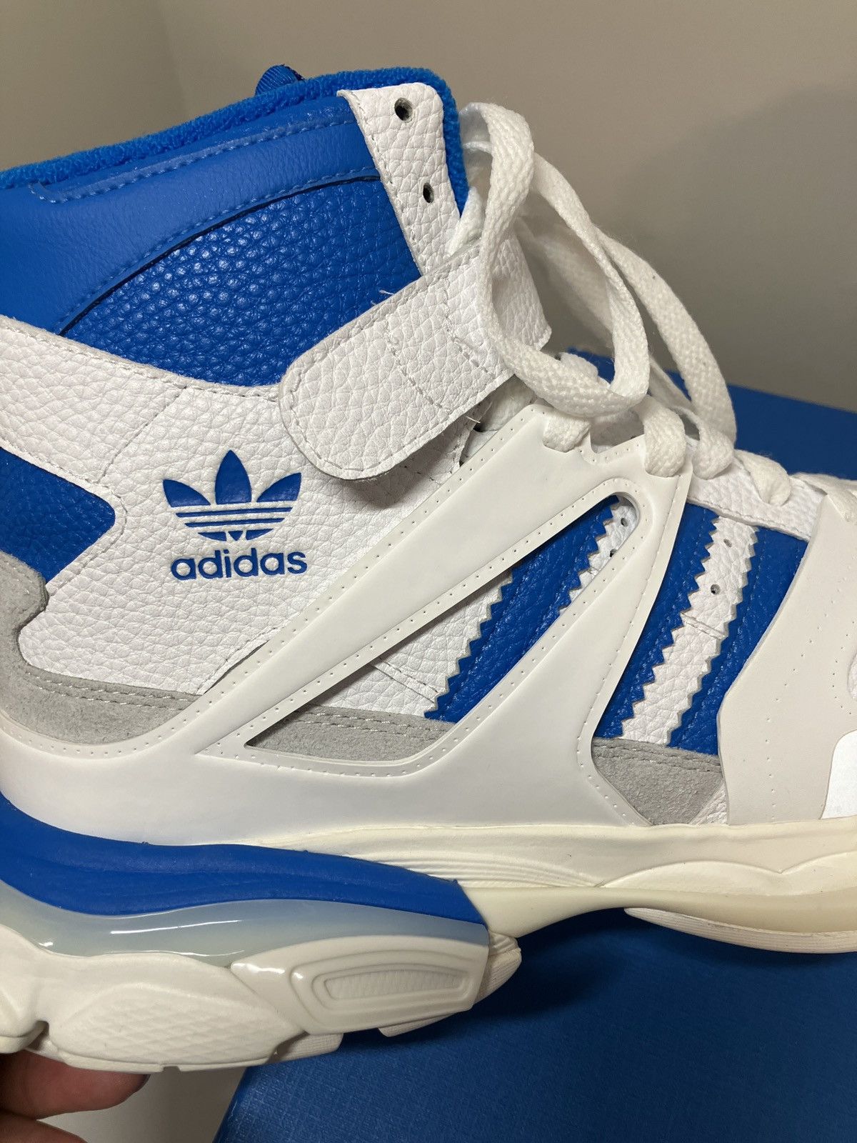 Adidas × Balenciaga Track Hike Sneakers in White/Blue - New Size US 10 / EU 43 - 9 Thumbnail