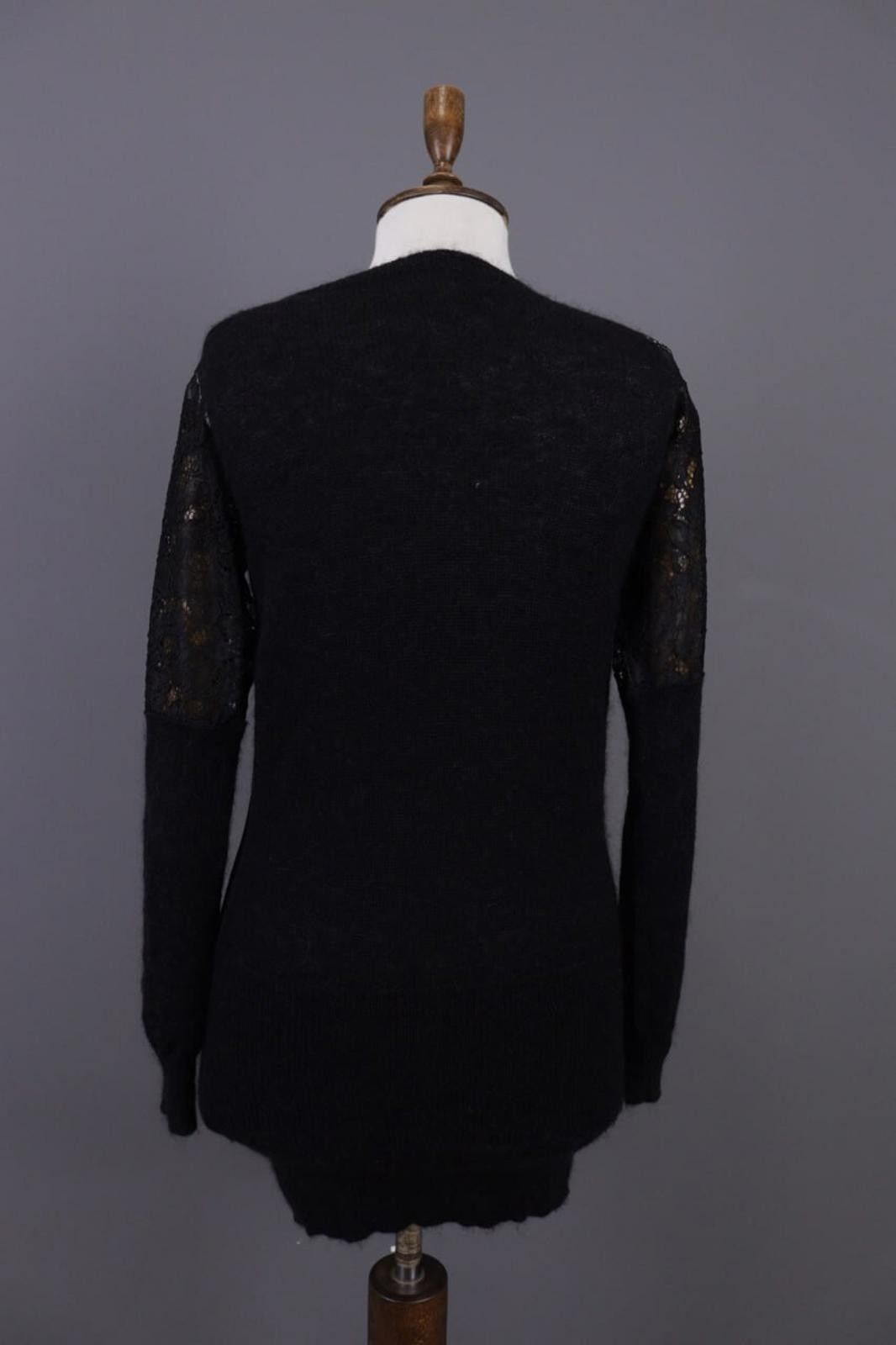 Allsaints AllSaints Black Silk Knit Dress Size UK 6 / US 2 / EU 34 Size XS / US 0-2 / IT 36-38 - 10 Thumbnail