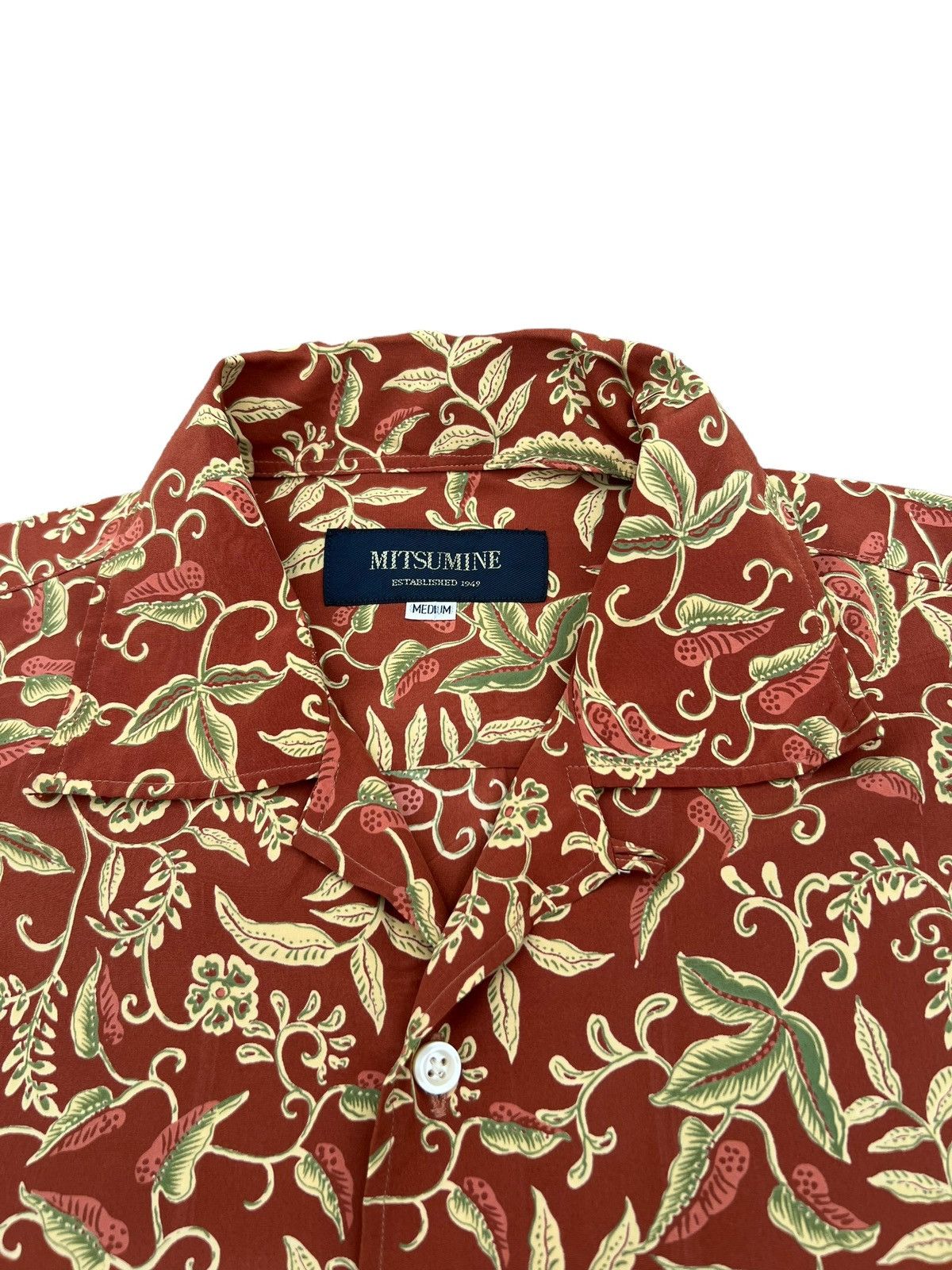 Other Vintage 90s MITSUMINE Japan Flowers Oversized Hawaiian Shirt Size US M / EU 48-50 / 2 - 3 Thumbnail
