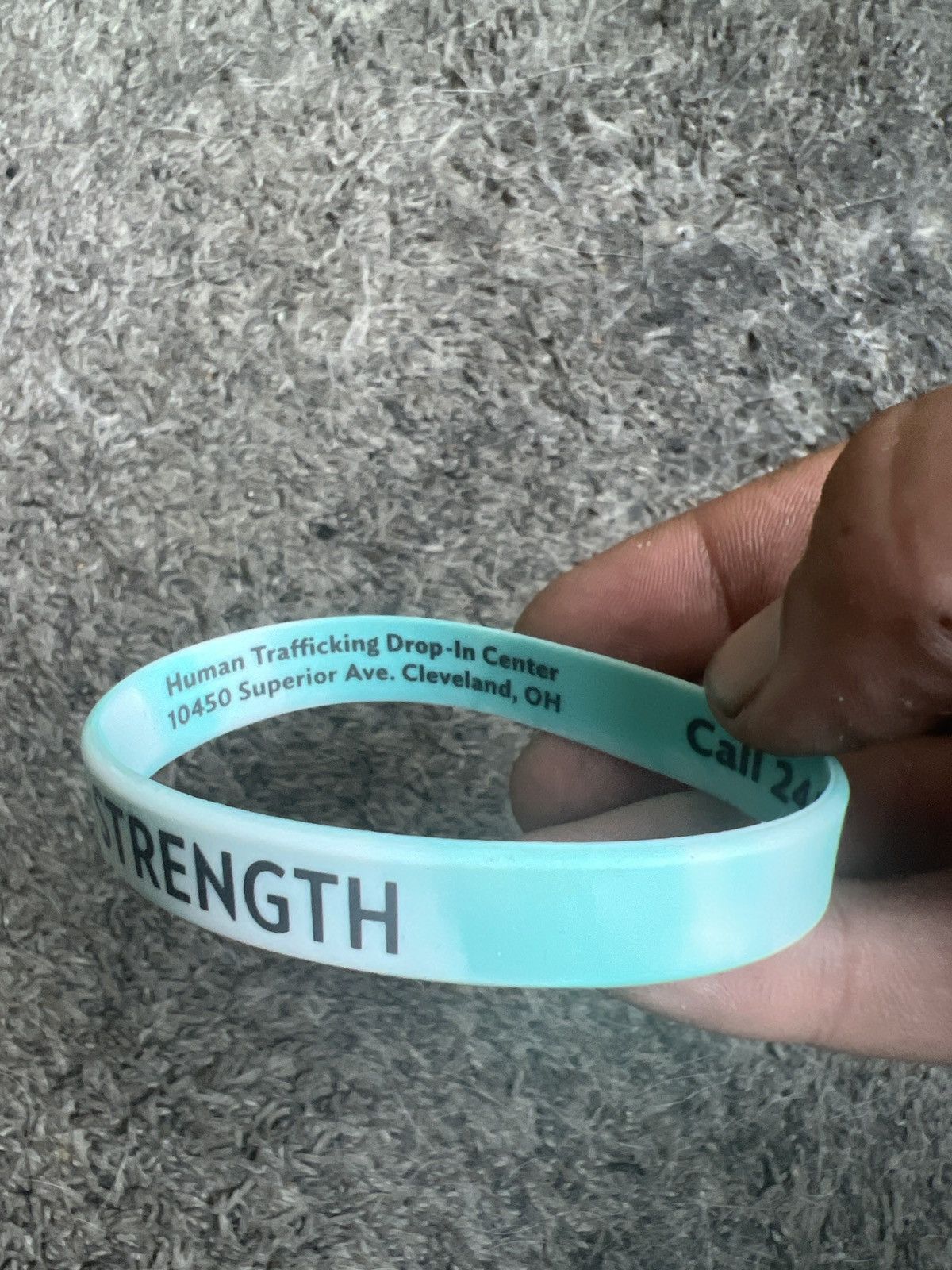 Hypebeast Cleveland Rape Crisis Center Strength Wristband Size ONE SIZE - 3 Thumbnail