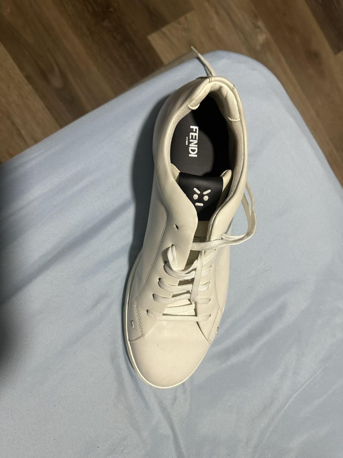 Fendi Fendi Lightning Bolt Leather Sneakers Size US 10 / EU 43 - 10 Thumbnail