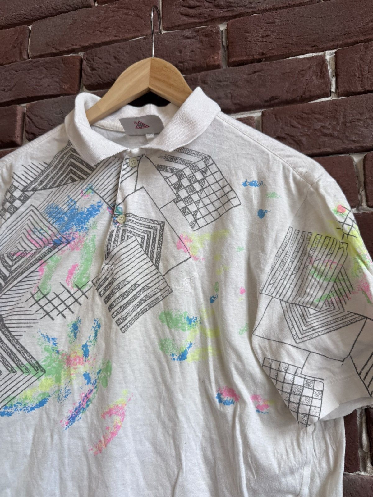 Thunderdome Rare Vintage 90s Australian L’alpina Polo Gabber Thunderdome Size US M / EU 48-50 / 2 - 3 Thumbnail