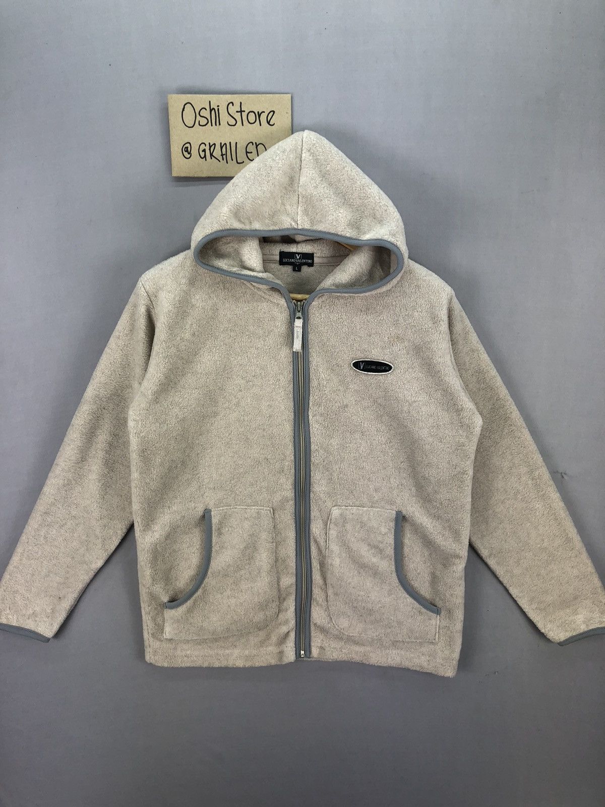 Vintage Luciano Valentino Fleece Jacket Size US M / EU 48-50 / 2 - 1 Thumbnail
