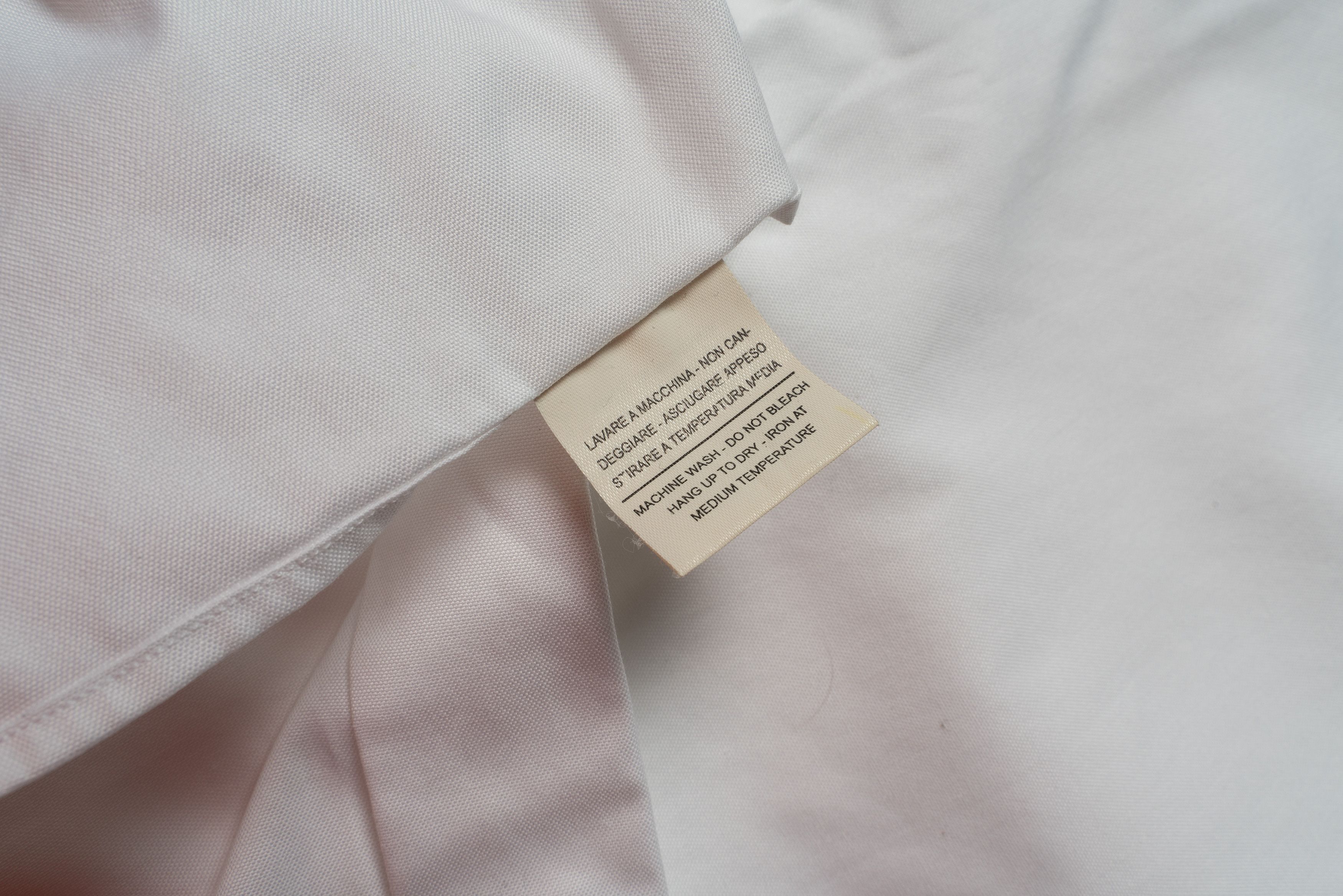Boggi 🔵 BOGGI MILANO White Cotton Button Up shirt Size US L / EU 52-54 / 3 - 7 Thumbnail