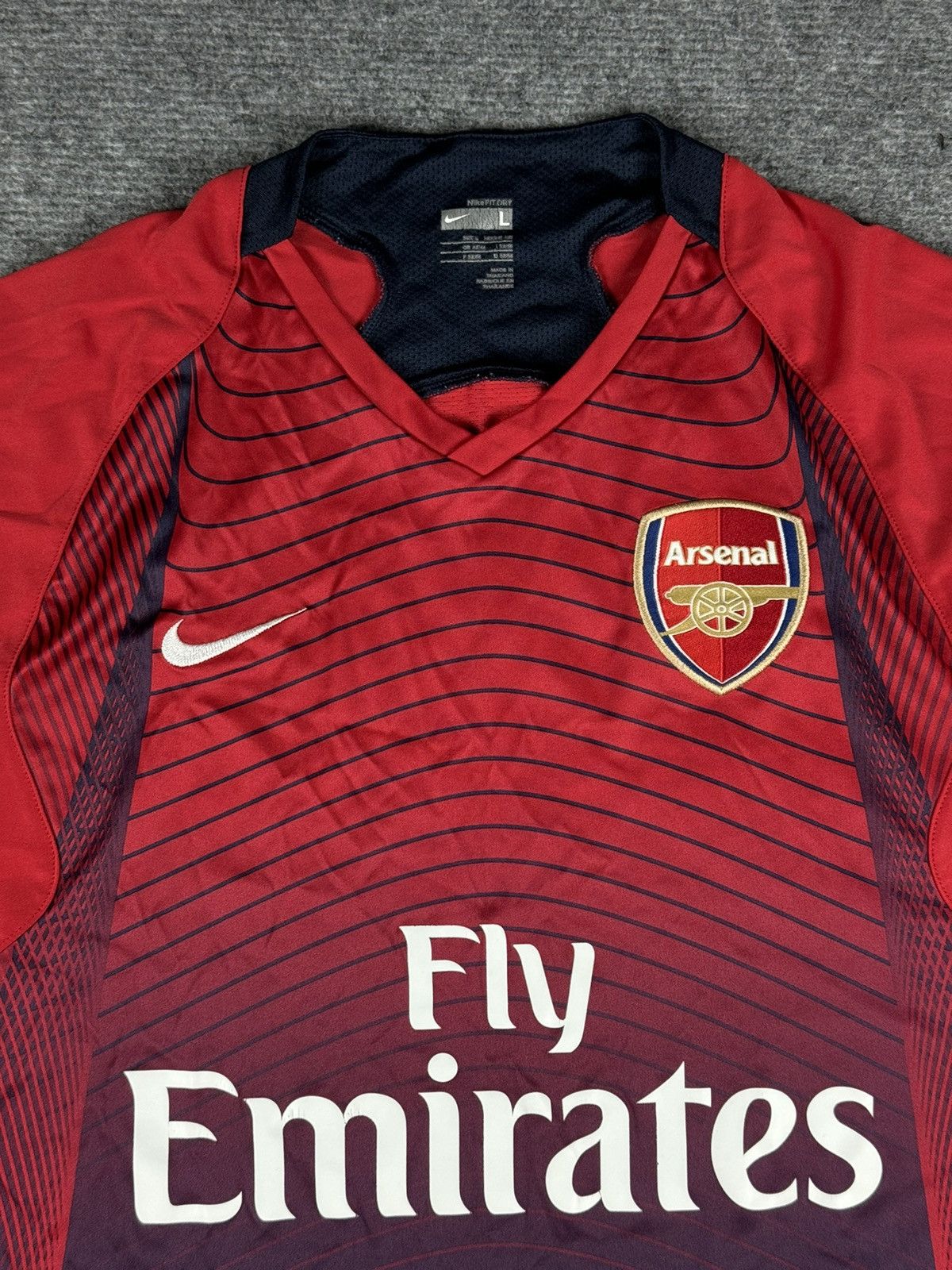 Nike Arsenal 2006 2007 football soccer jersey kit training Size US L / EU 52-54 / 3 - 6 Thumbnail