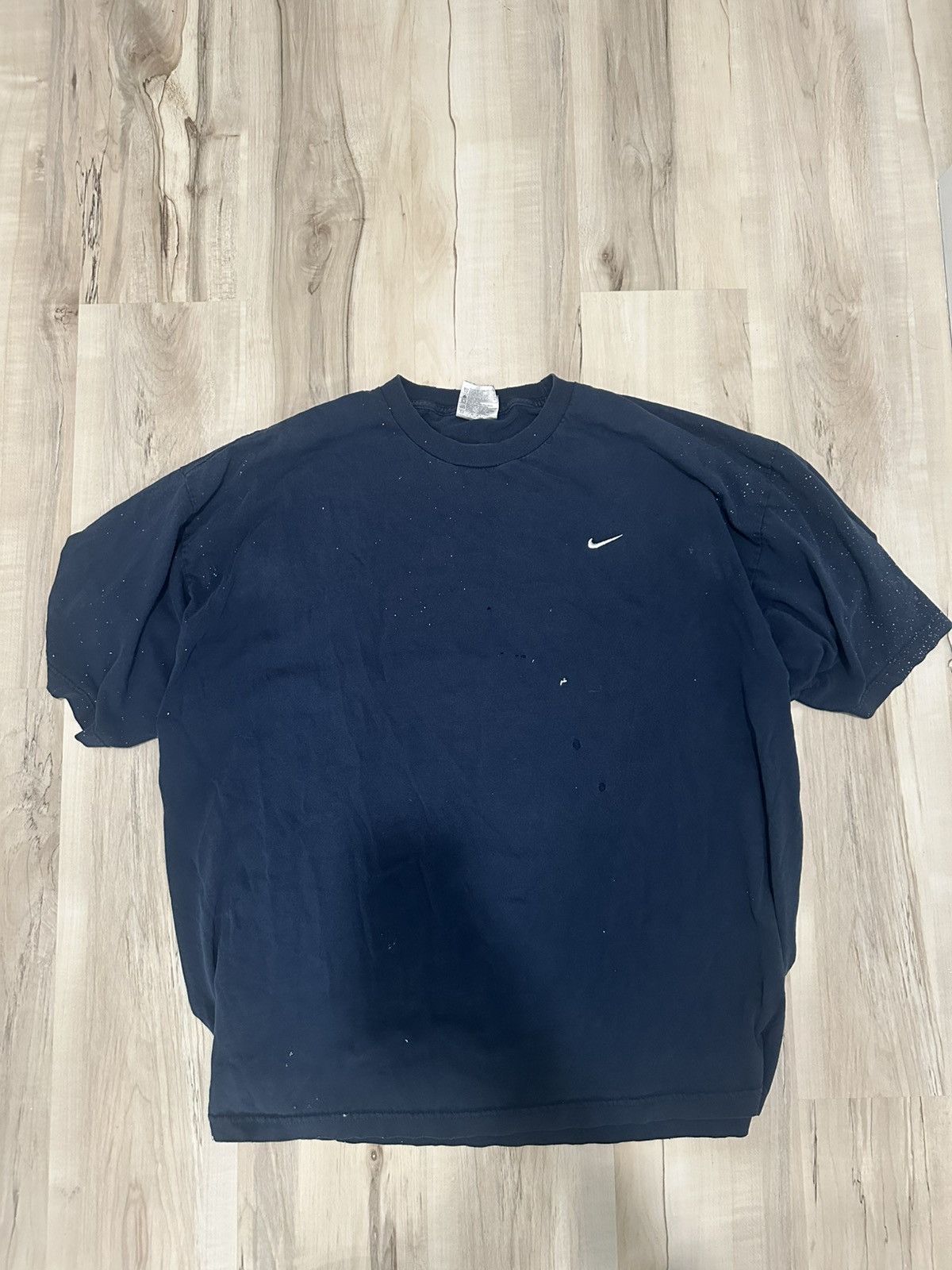 Nike Vintage 1990-2000 faded paint spatter nike tee Size US XXL / EU 58 / 5 - 1 Thumbnail