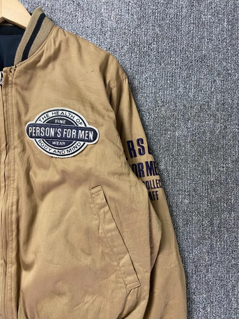 PERSON'S PERSON’S For Men Reversible Bomber Jacket (203) Size US M / EU 48-50 / 2 - 9 Thumbnail