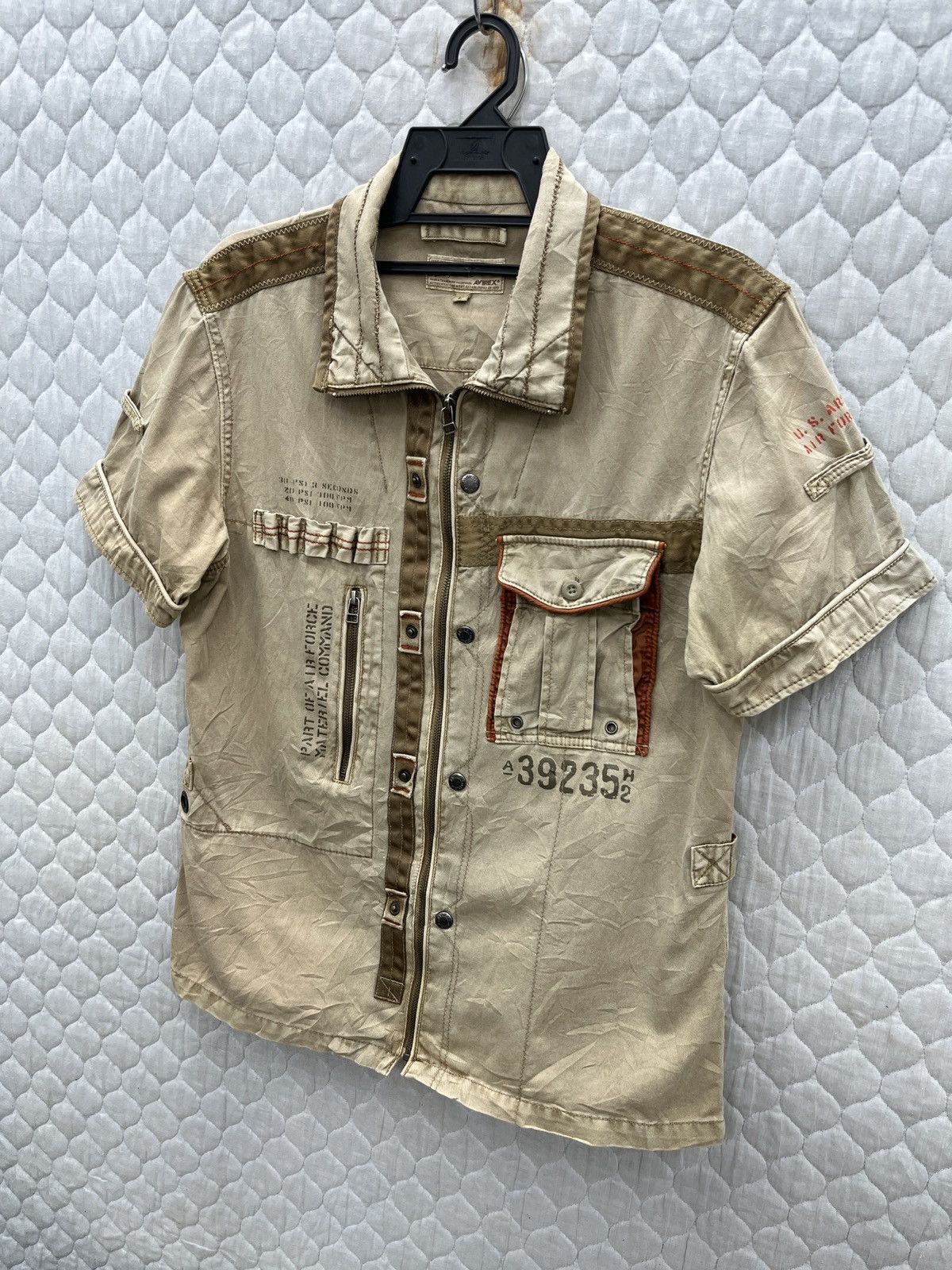 Avirex 🔥STEALS🔥 AVIREX MILITARY ZIPPER SHIRTS Size US M / EU 48-50 / 2 - 3 Thumbnail