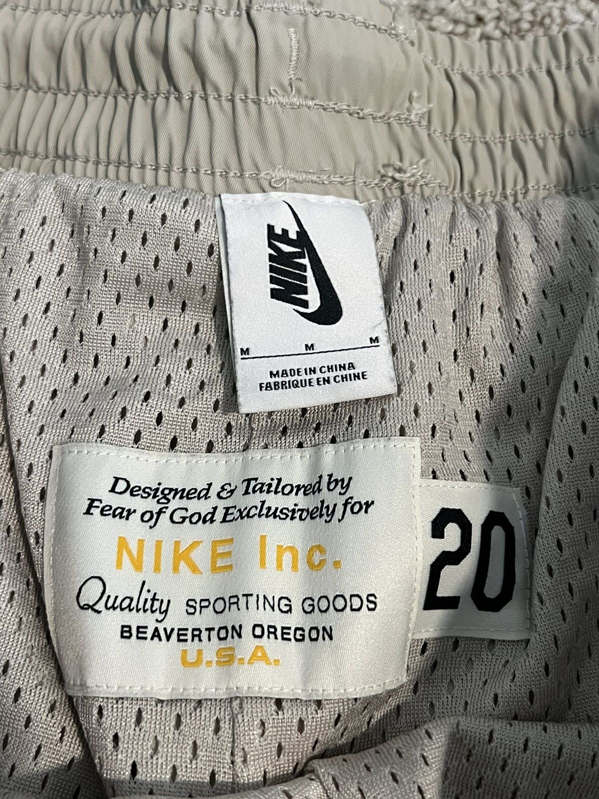 Fear of God × Nike Fear of God x Nike Nylon Warm Up Pants Size US 32 / EU 48 - 9 Thumbnail