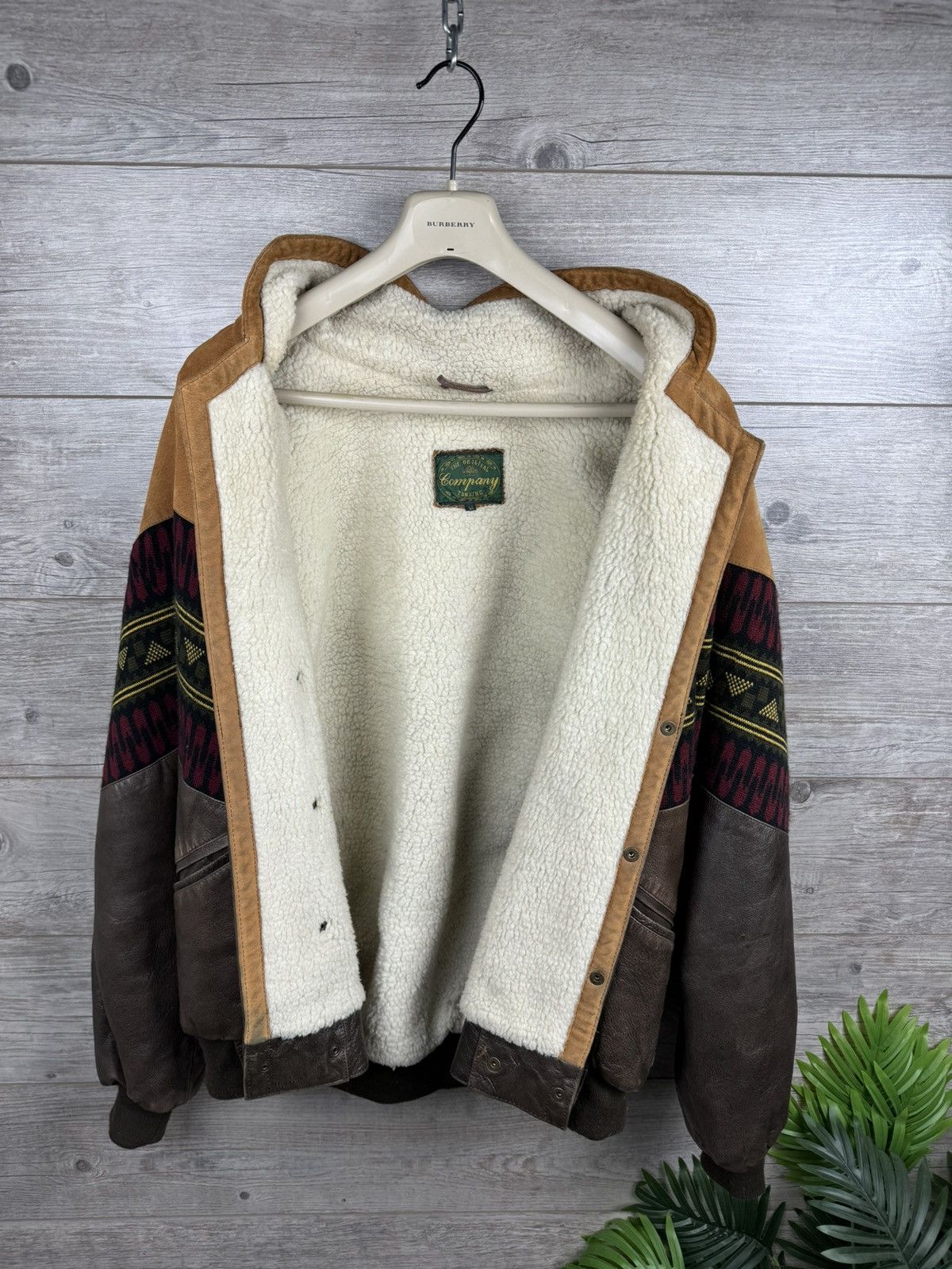 Unique warm rare vintage bomber jacket of the 80s from Skin