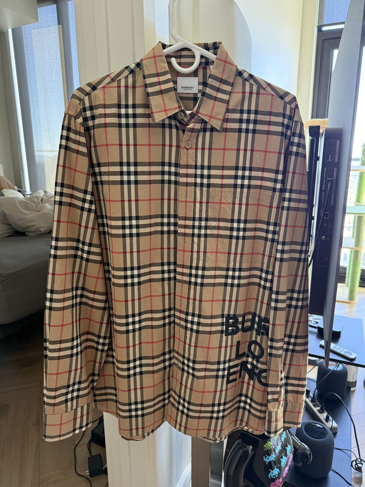 Burberry Burberry Vintage Check Shirt Nova Check Logo Print Size US L / EU 52-54 / 3 - 1 Thumbnail