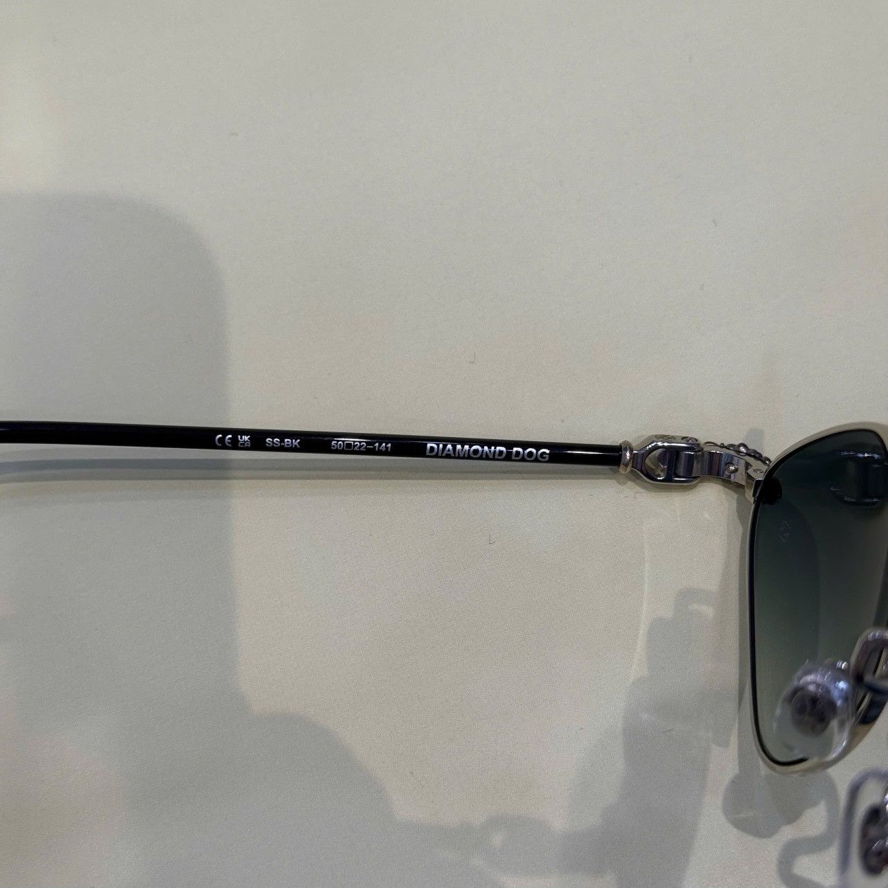 Chrome Hearts CHROME HEARTS DIAMOND DOG Shiny Silver/Black Size ONE SIZE - 5 Thumbnail