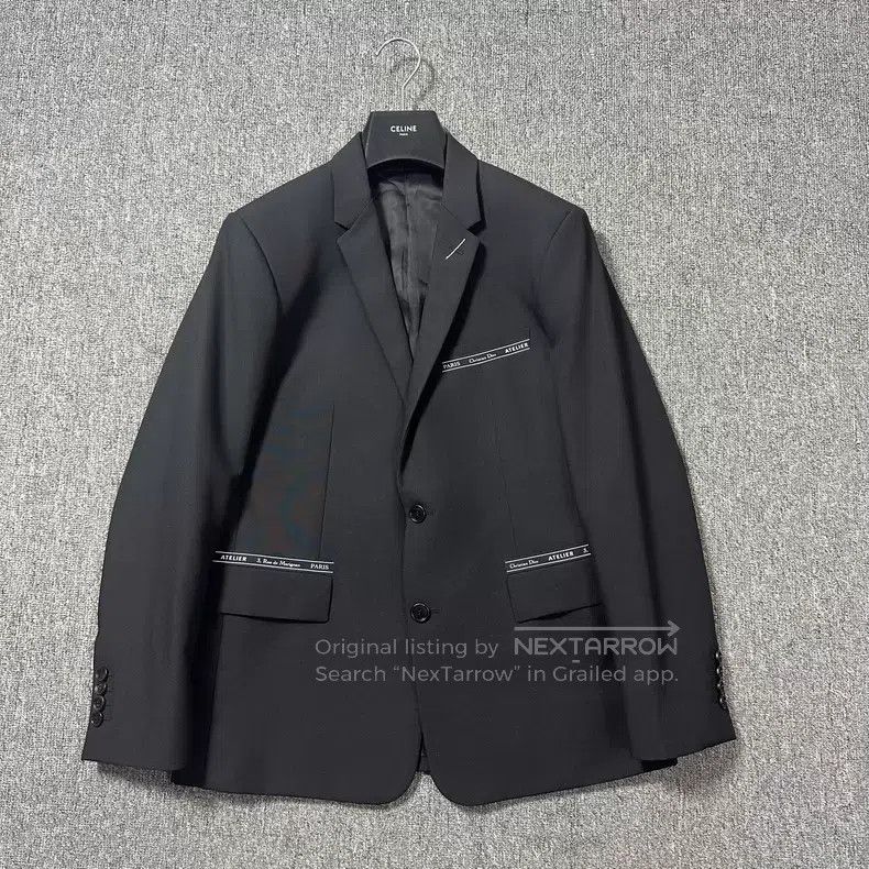 Dior Dior Atelire slogan suit Size 48S - 1 Thumbnail