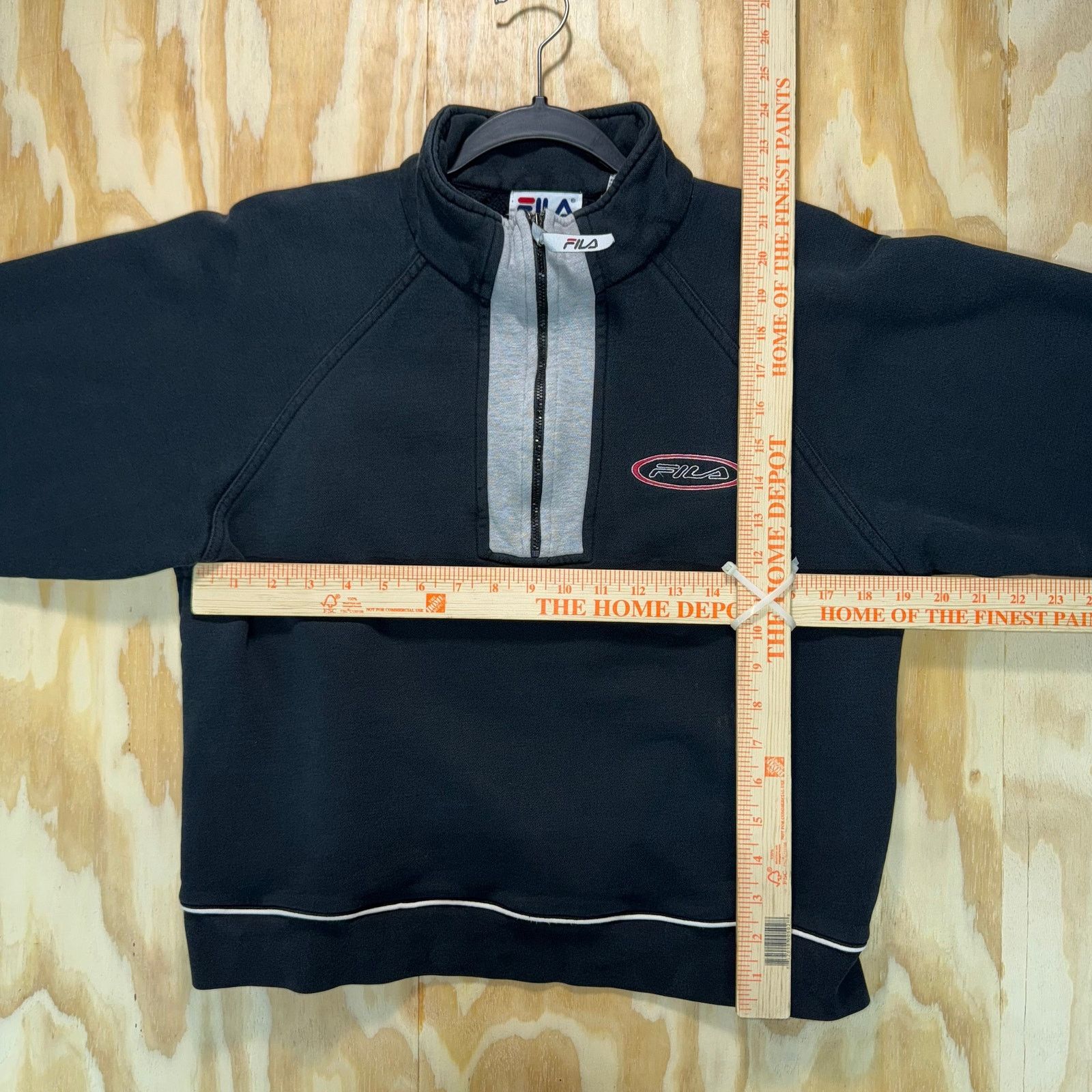 Fila Vintage Y2K Fila embroider femme 1990 quarter zip sweatshirt Size L / US 10 / IT 46 - 4 Thumbnail