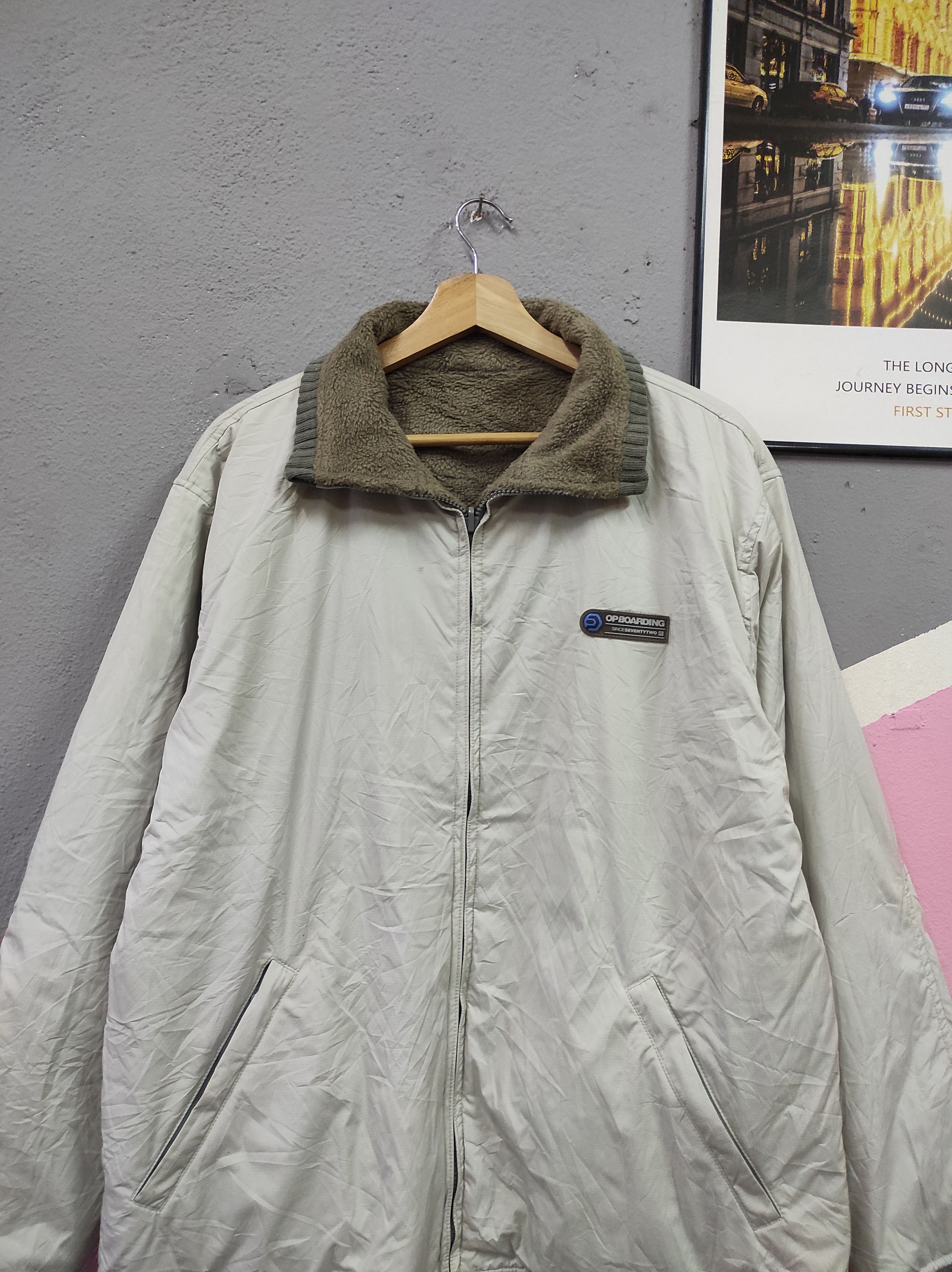 Ocean Pacific × Vintage REVERSIBLE OP BOARDING JACKET Size US M / EU 48-50 / 2 - 2 Thumbnail