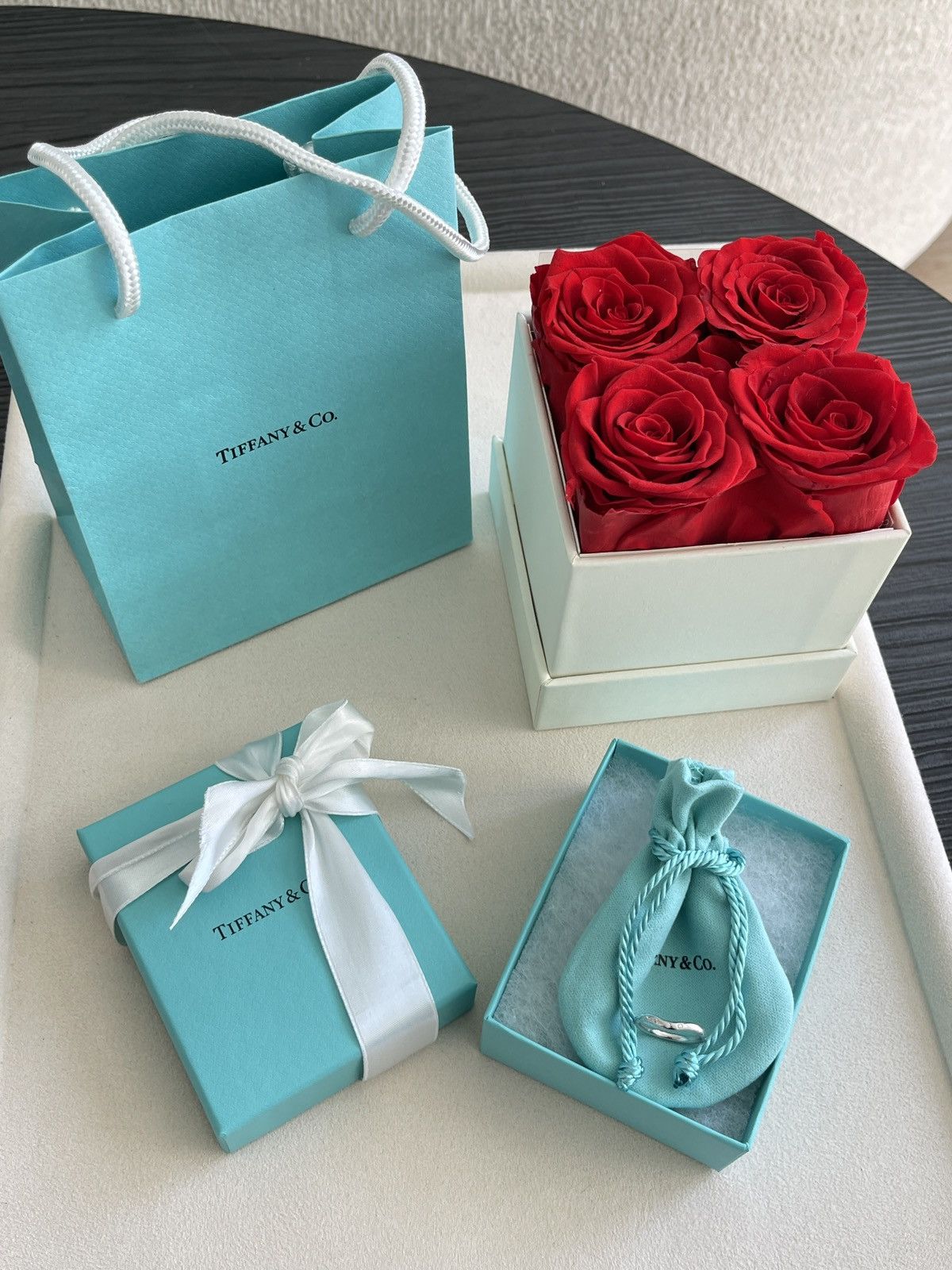 Tiffany & Co. Tiffany & Co. Elsa Peretti Curved Band WG 3 Dia 4.5 $1500 Size ONE SIZE - 4 Thumbnail
