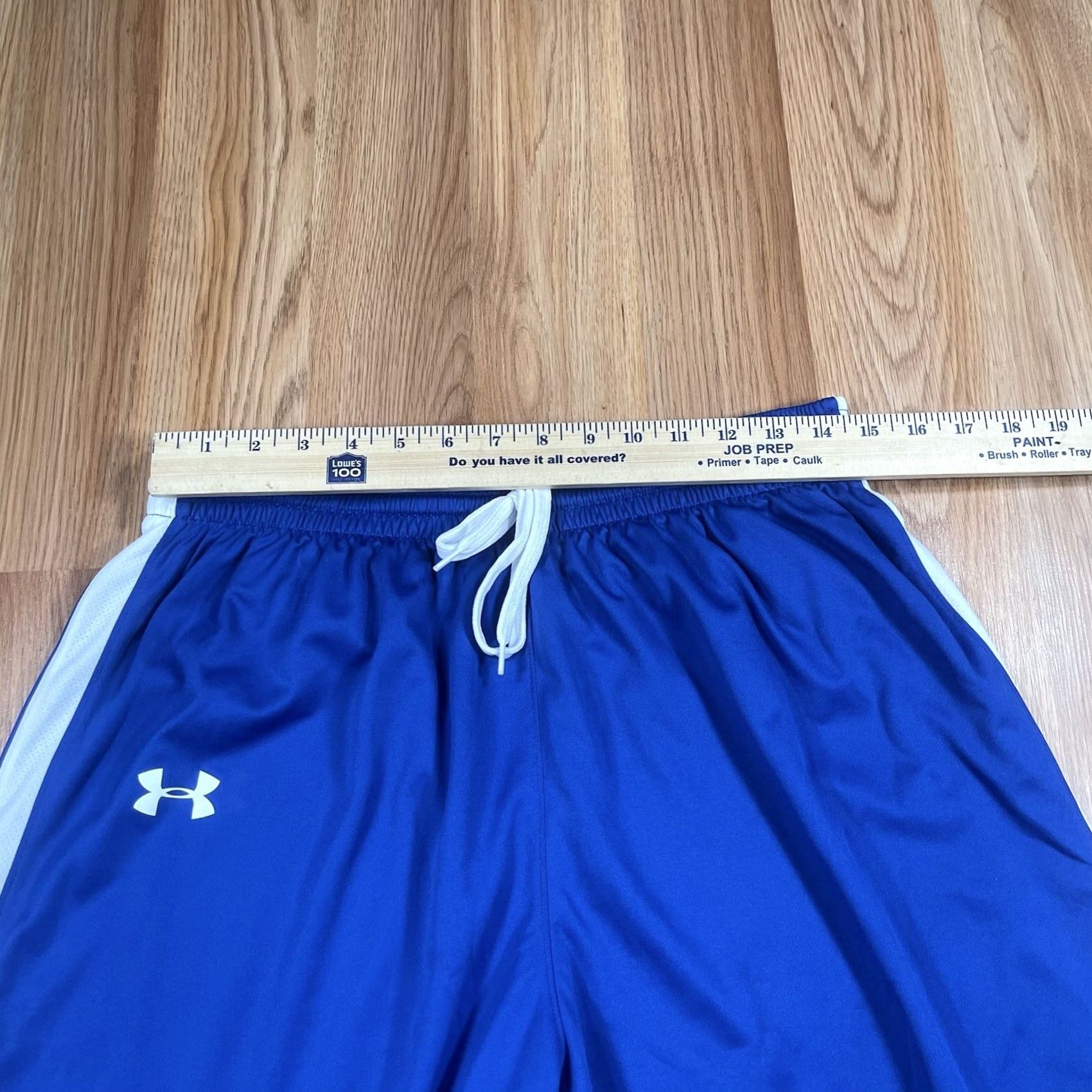 Under Armour Under Armour Basketball Shorts Mens Size L Large Reversible Athletic Blue White Size US 33 - 4 Thumbnail