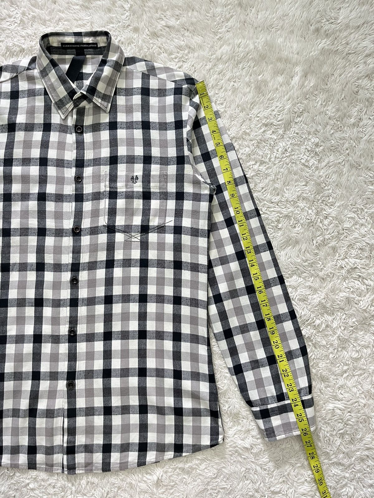 Marithe + Francois Girbaud marithe francois girbaud plaid design shirt Size US M / EU 48-50 / 2 - 8 Thumbnail