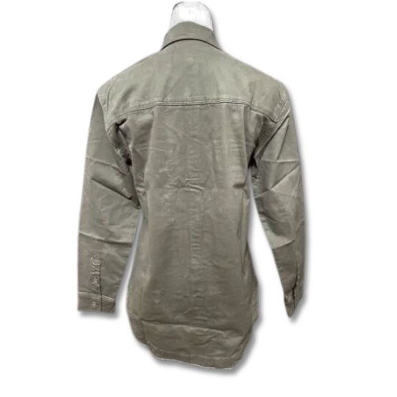 Other Jessica Simpson Shirt Jacket Button-Down Denim Green XS NWT Size XS / US 0-2 / IT 36-38 - 5 Thumbnail