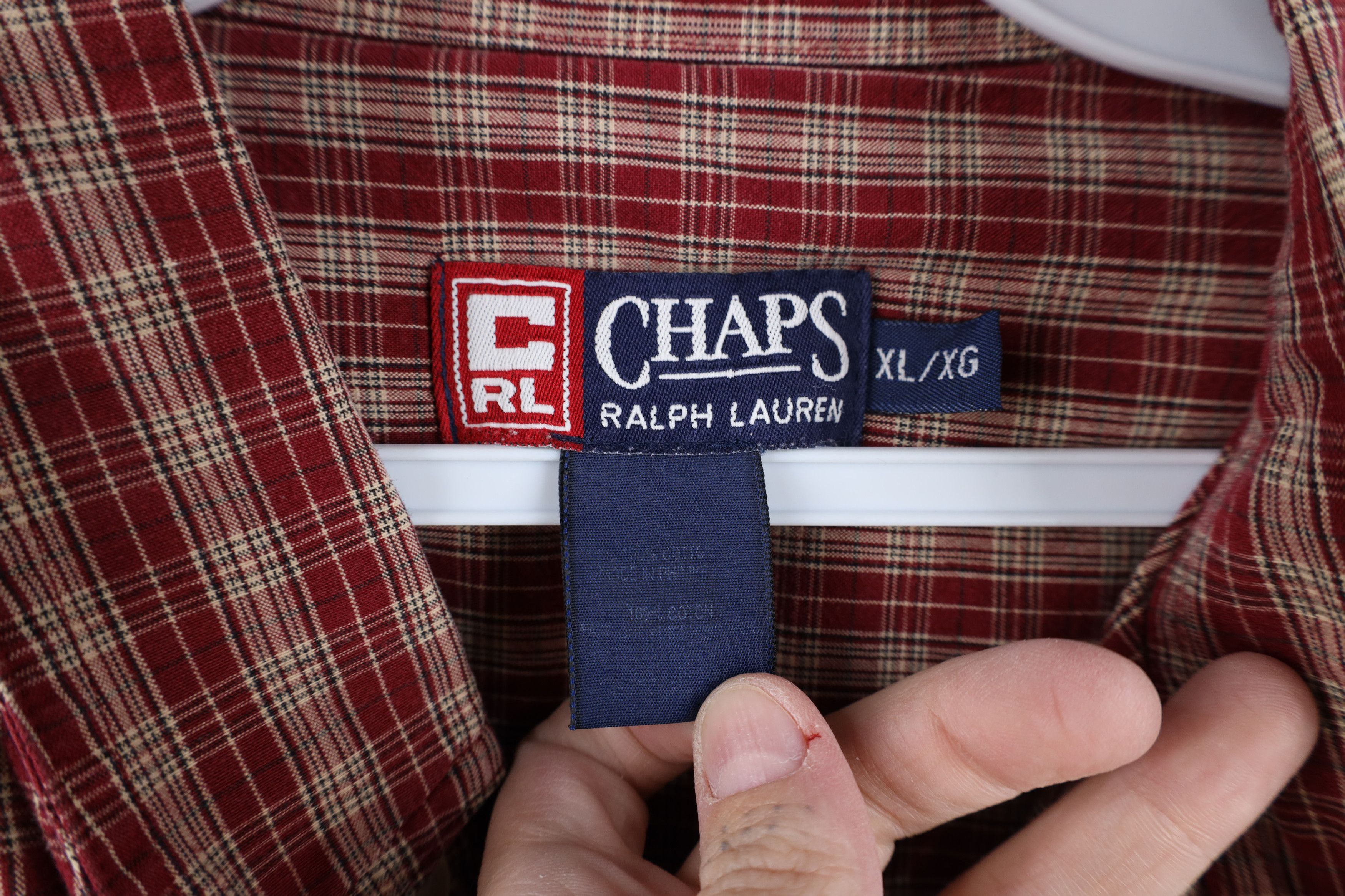 Ralph Lauren Vintage 90s Chaps Ralph Lauren Collared Button Down Shirt Size US XL / EU 56 / 4 - 8 Thumbnail