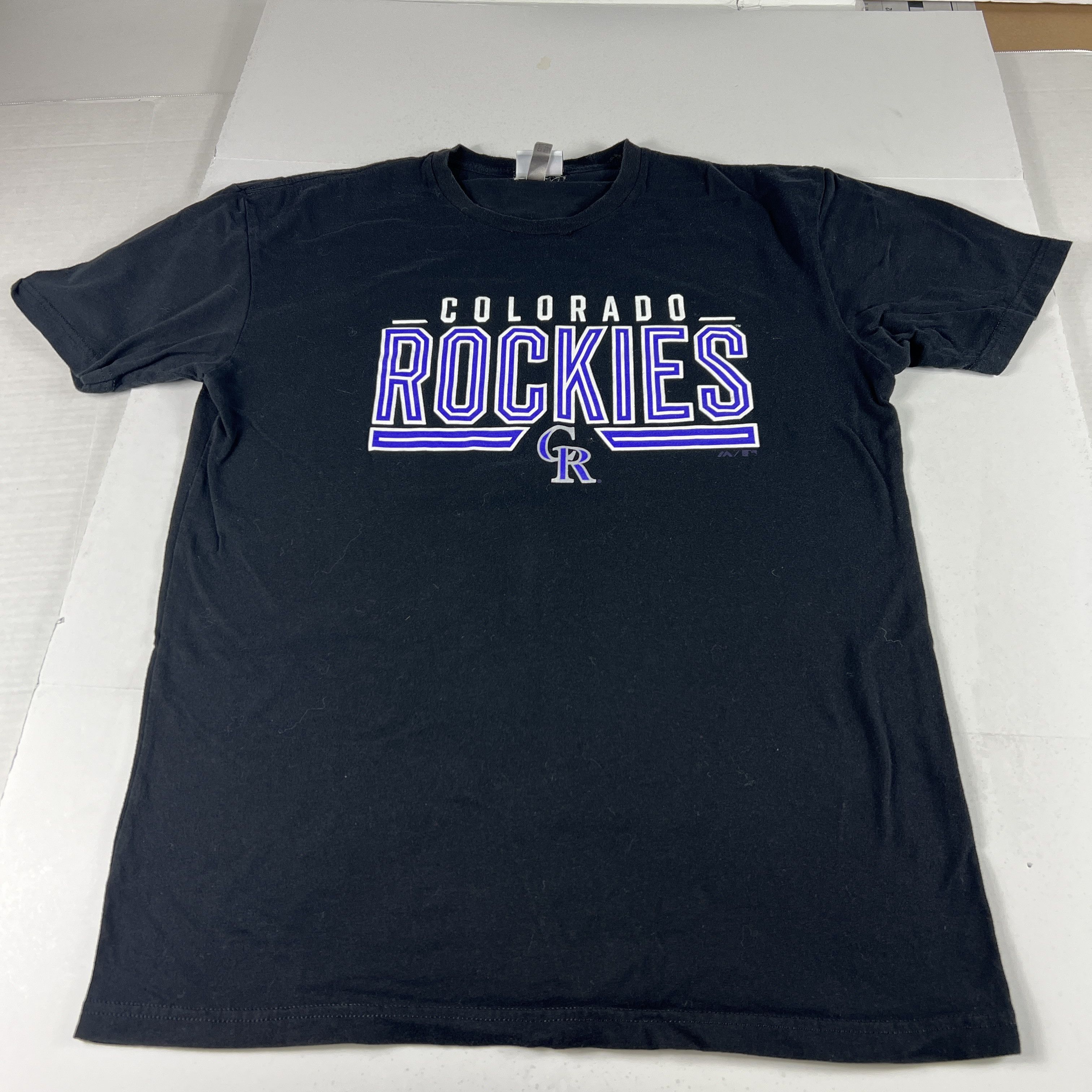 MLB × Majestic Majestic MLB Colorado Rockies Baseball Shirt Short Sleeve Size US L / EU 52-54 / 3 - 1 Thumbnail