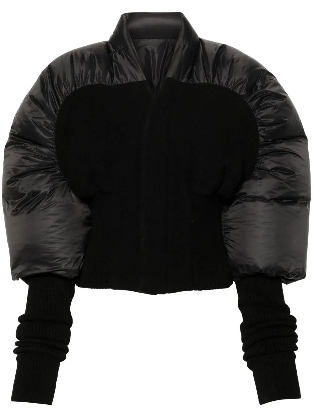 Rick Owens o1y0126 Shell Jacket in Black Size S / US 4 / IT 40 - 1 Thumbnail