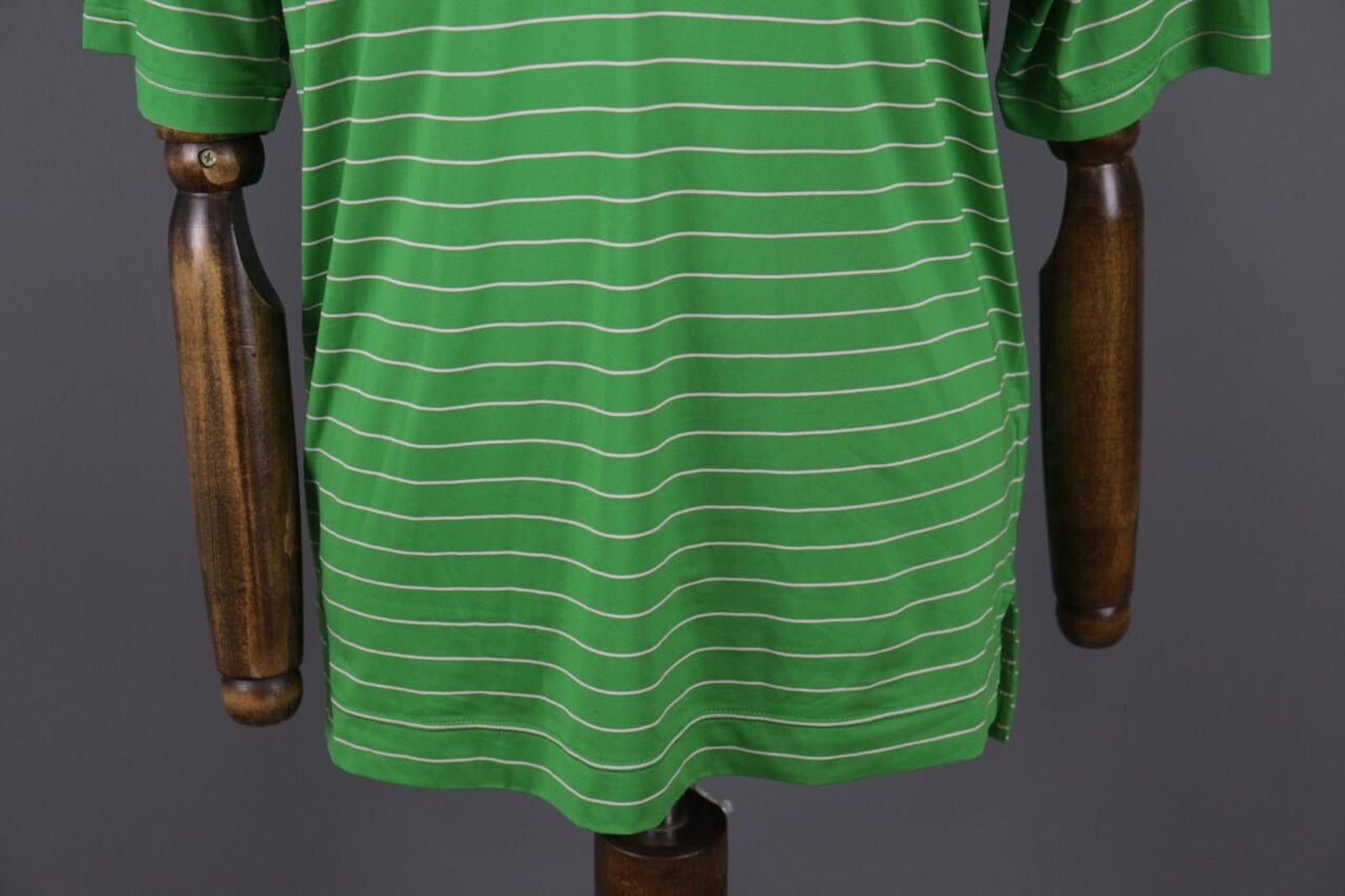 Fjallraven FJ Foot Joy Green Striped Tennis Spots Polo Shirt Size M Size US M / EU 48-50 / 2 - 5 Thumbnail