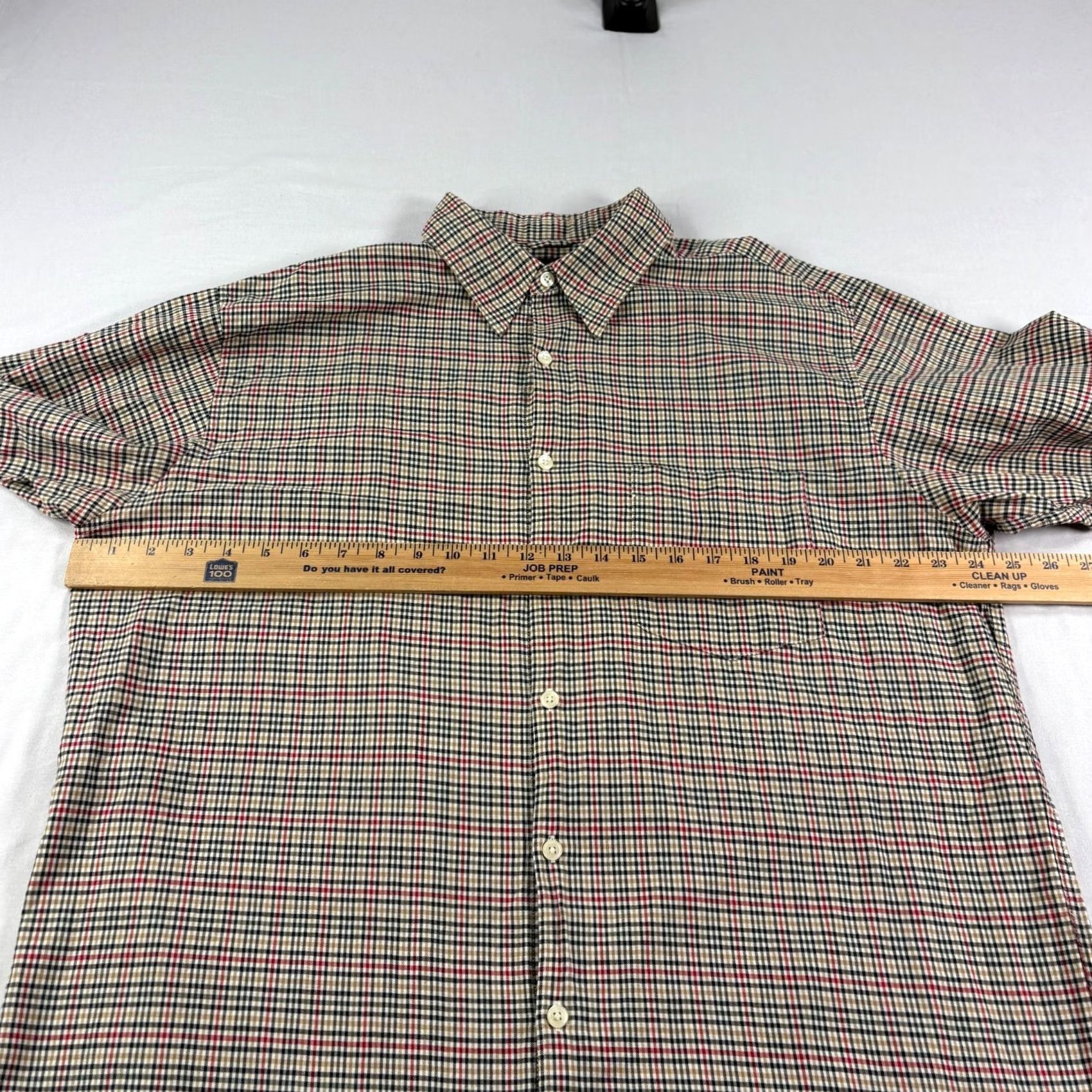 J.Crew VINTAGE J.CREW Oarsman Shirt Mens LT Large Tall Plaid Button Up Long Sleeve 90s Mens Size US L / EU 52-54 / 3 - 5 Thumbnail