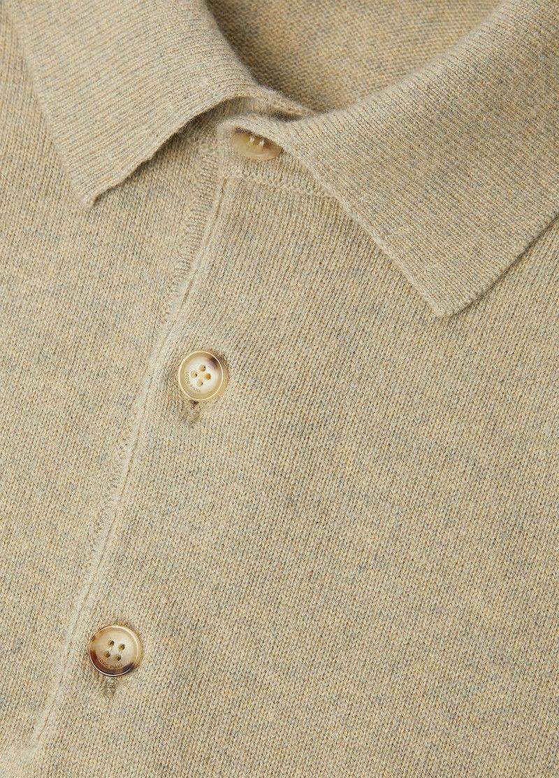Loro Piana o1w1db10226 FAO4223 Arona Polo Shirt in Beige Size US L / EU 52-54 / 3 - 7 Thumbnail