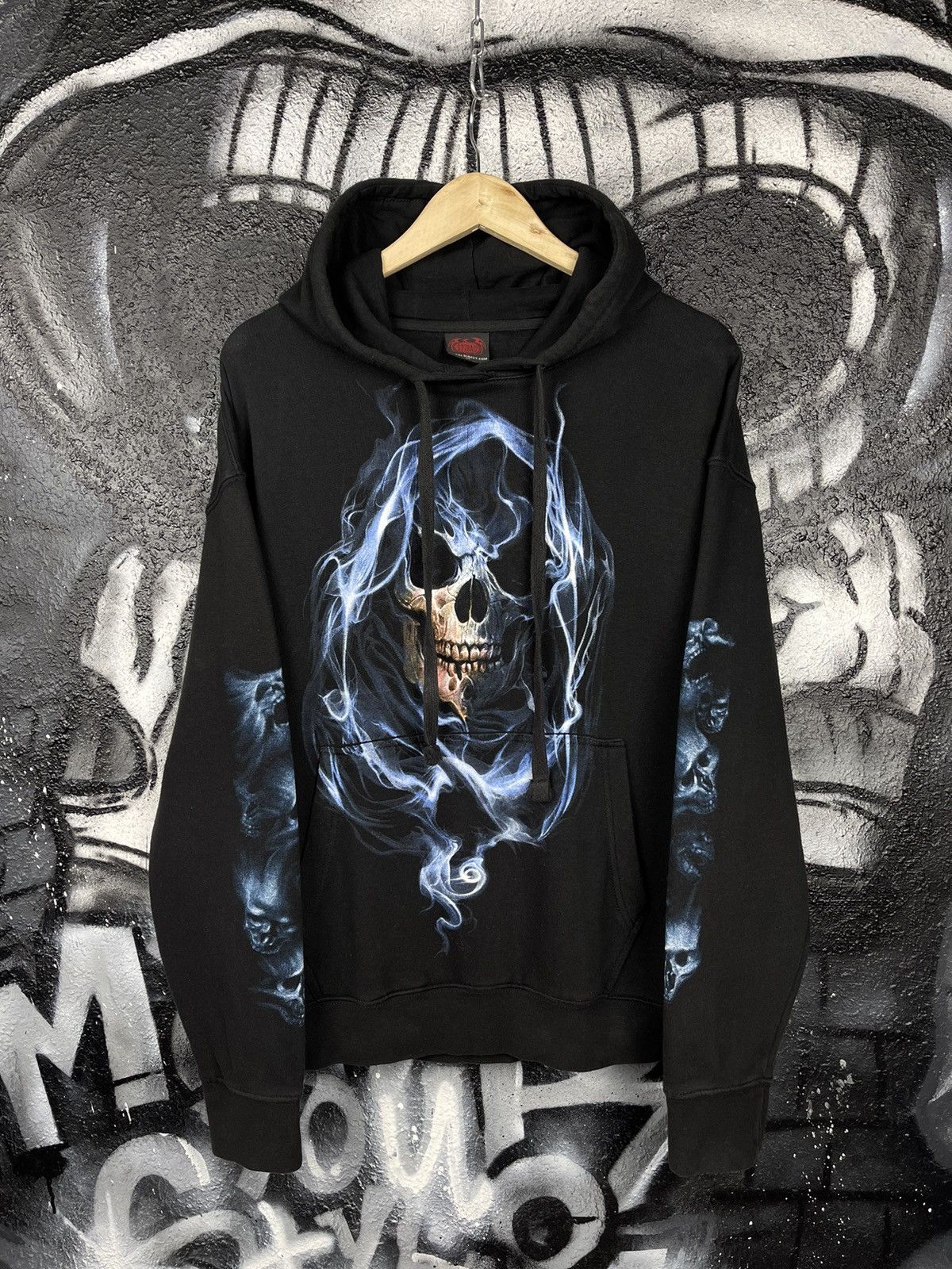 Other Spiral Direct Skull Big Logo Black Hoodie Men’s Size M Size US M / EU 48-50 / 2 - 3 Thumbnail