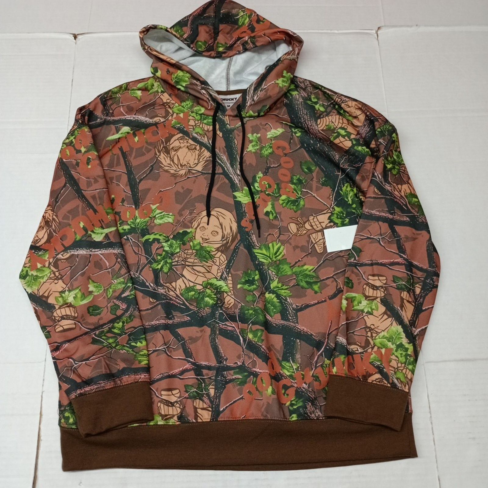 Other Men's Size M Childs Play Chucky Good Guys Camouflage Hoodie Size US M / EU 48-50 / 2 - 1 Thumbnail