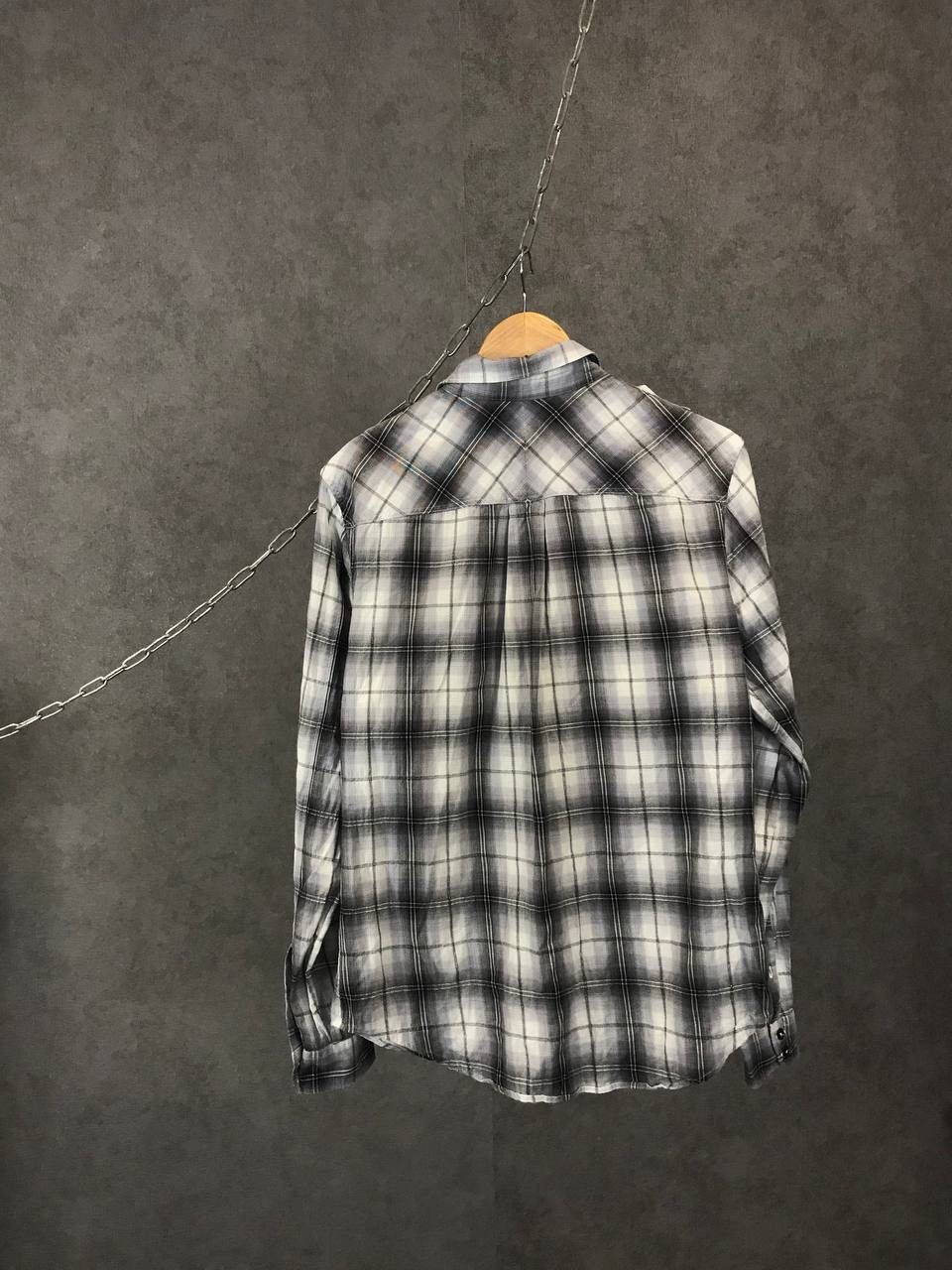 Allsaints Allsaints vintage designer logo shirt Size US M / EU 48-50 / 2 - 7 Thumbnail