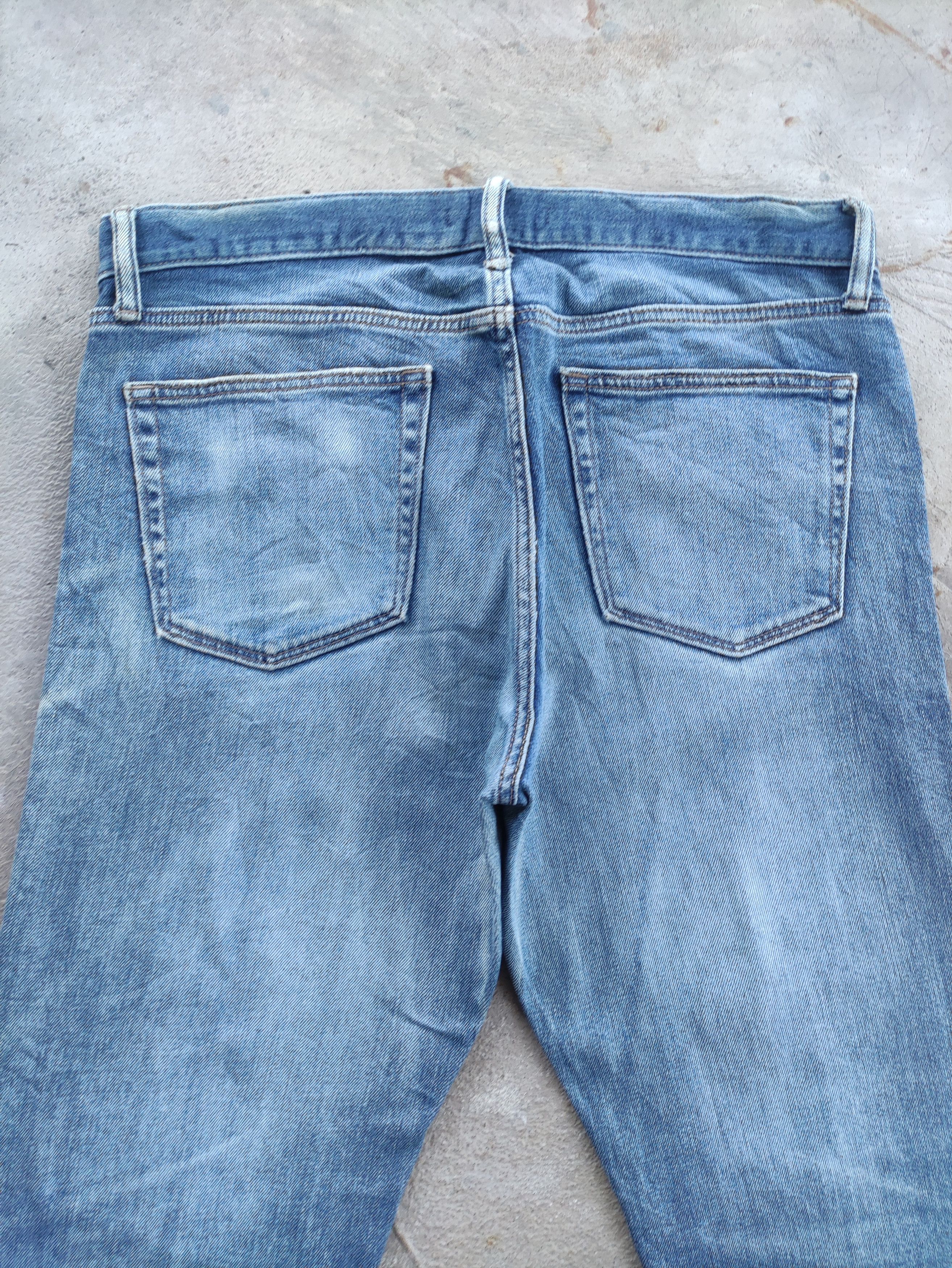 Japanese Brand Vintage Japanese Jean Distressed Faded Denim Pants Size US 37 - 9 Thumbnail