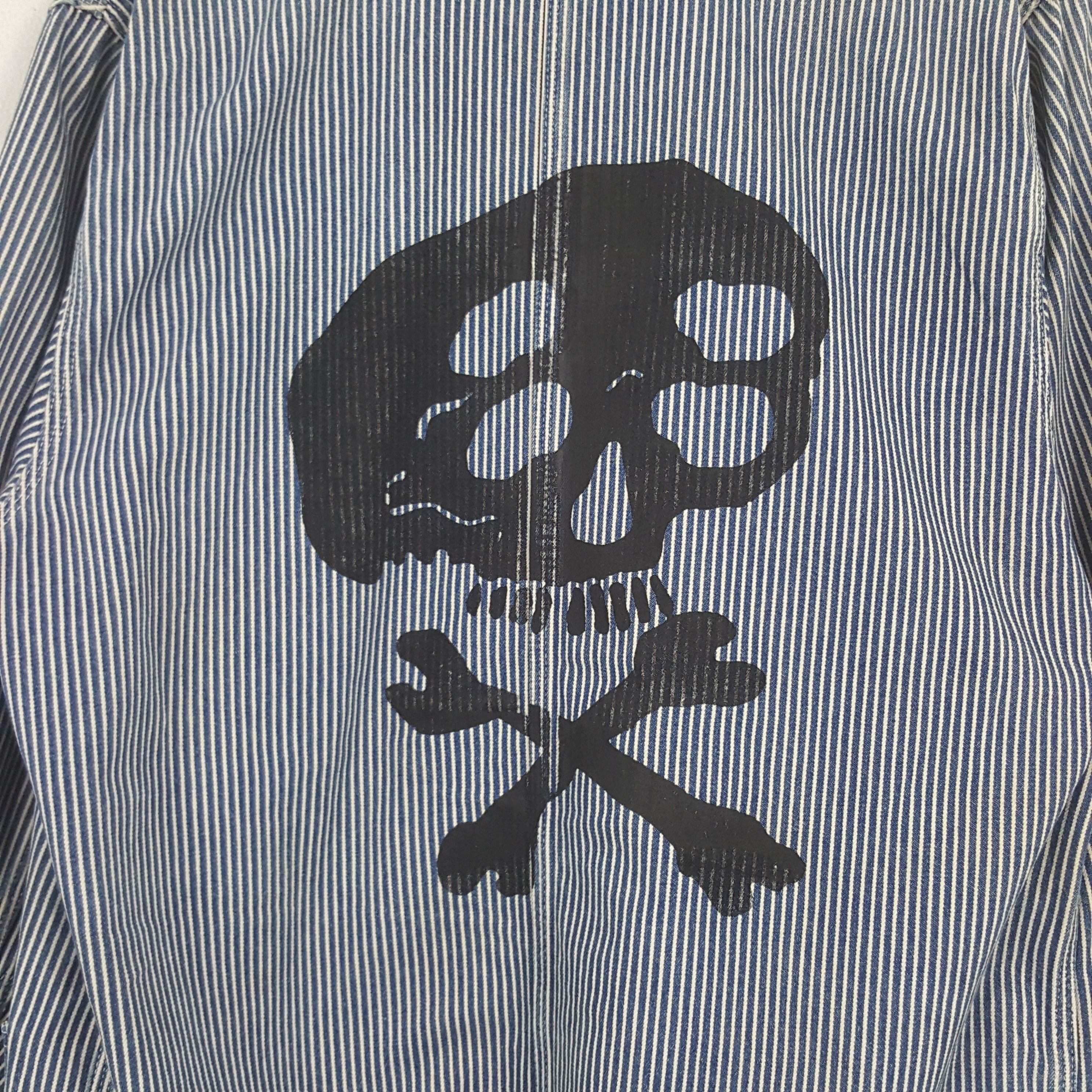 Lee × Vintage Vintage Lee Sanforized Custom Skull Denim Jacket Size US L / EU 52-54 / 3 - 2 Thumbnail