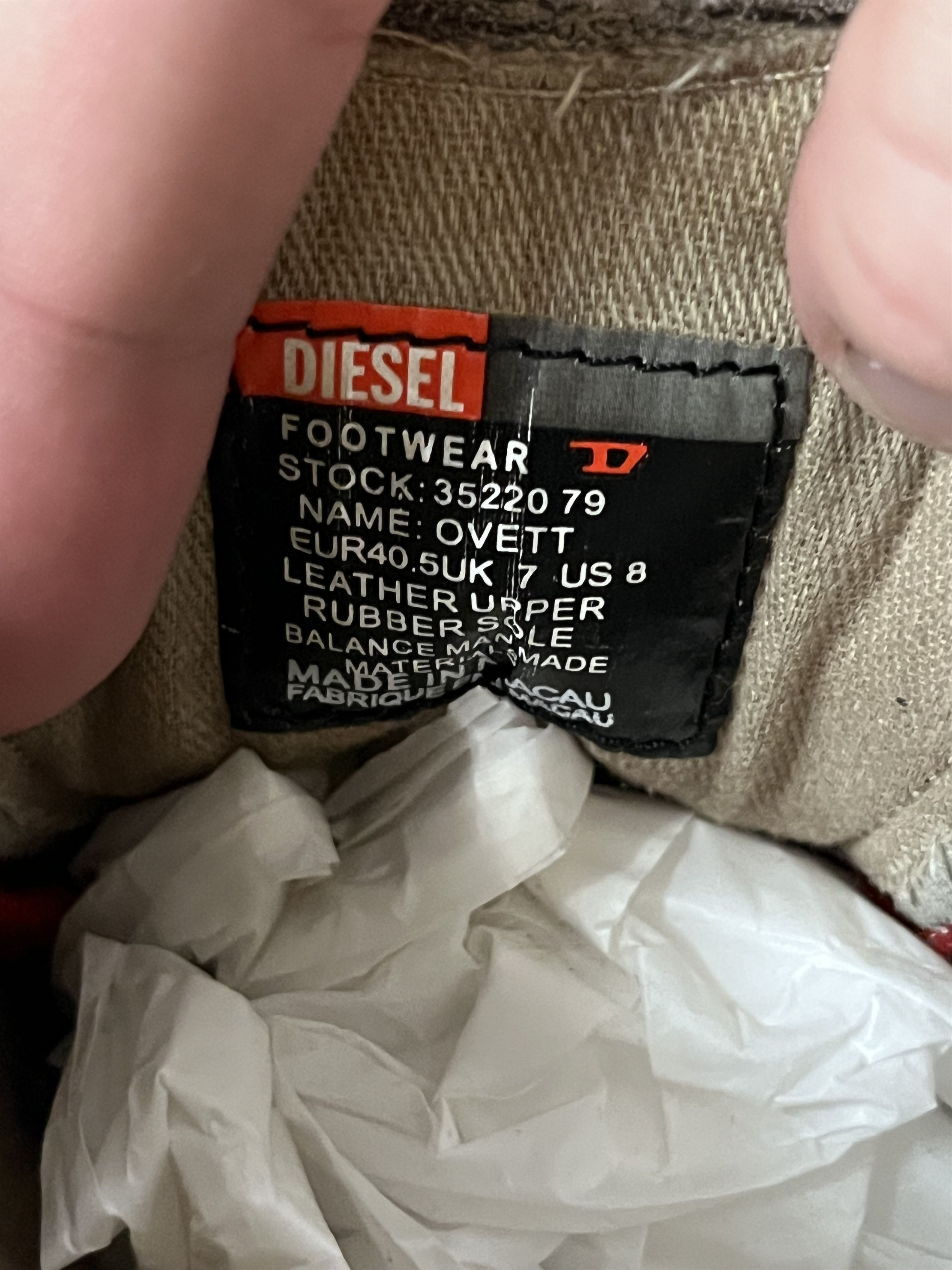 Diesel 🔥90'S DIESEL MILITARY ARCHIVE Y2K SNEAKERS MARGIELA VIBE Size US 7 / EU 40 - 11 Thumbnail