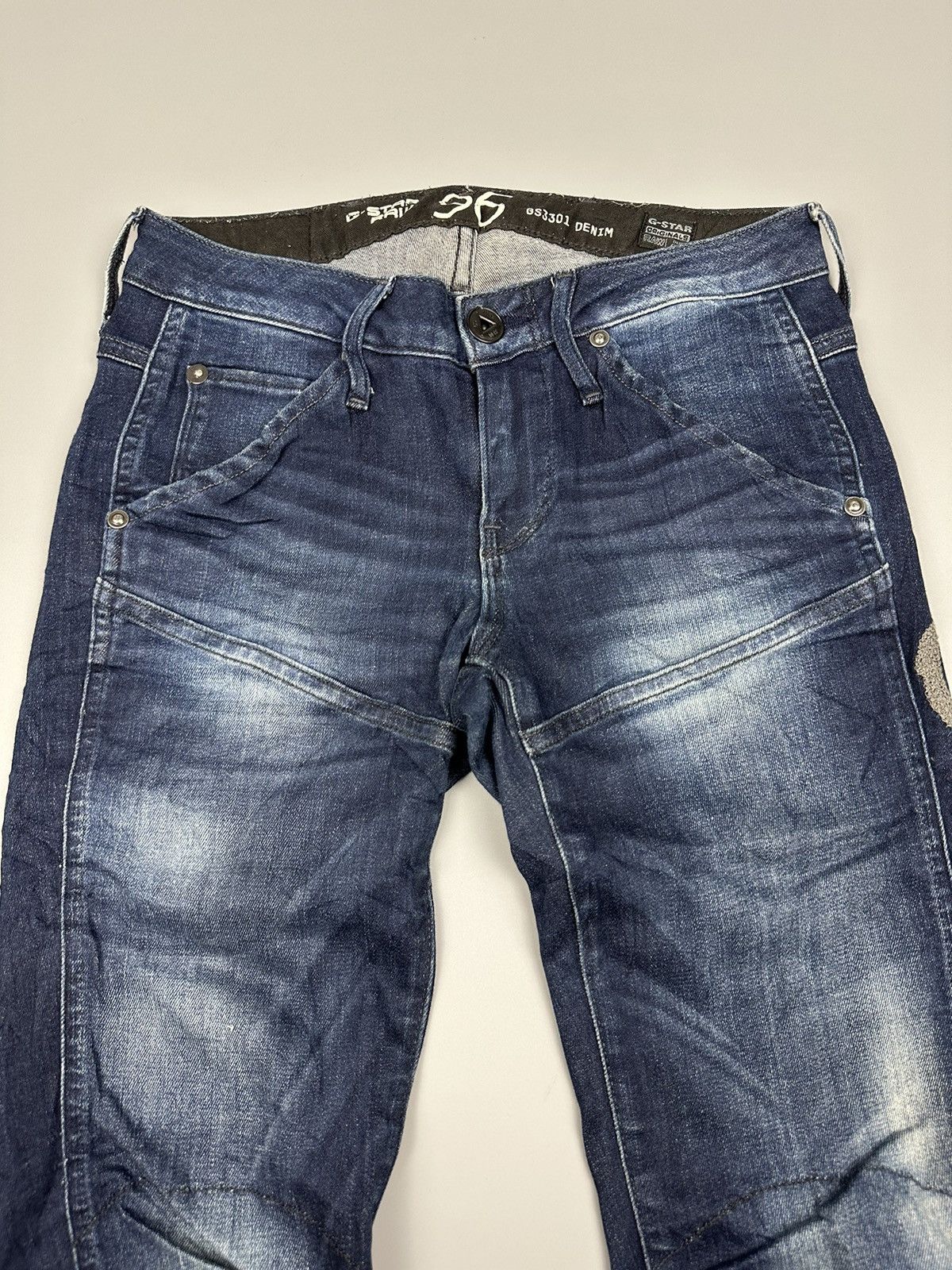 Designer × G-Star G-Star 96 Raw Buckel Back Denim Size US 27 - 3 Thumbnail
