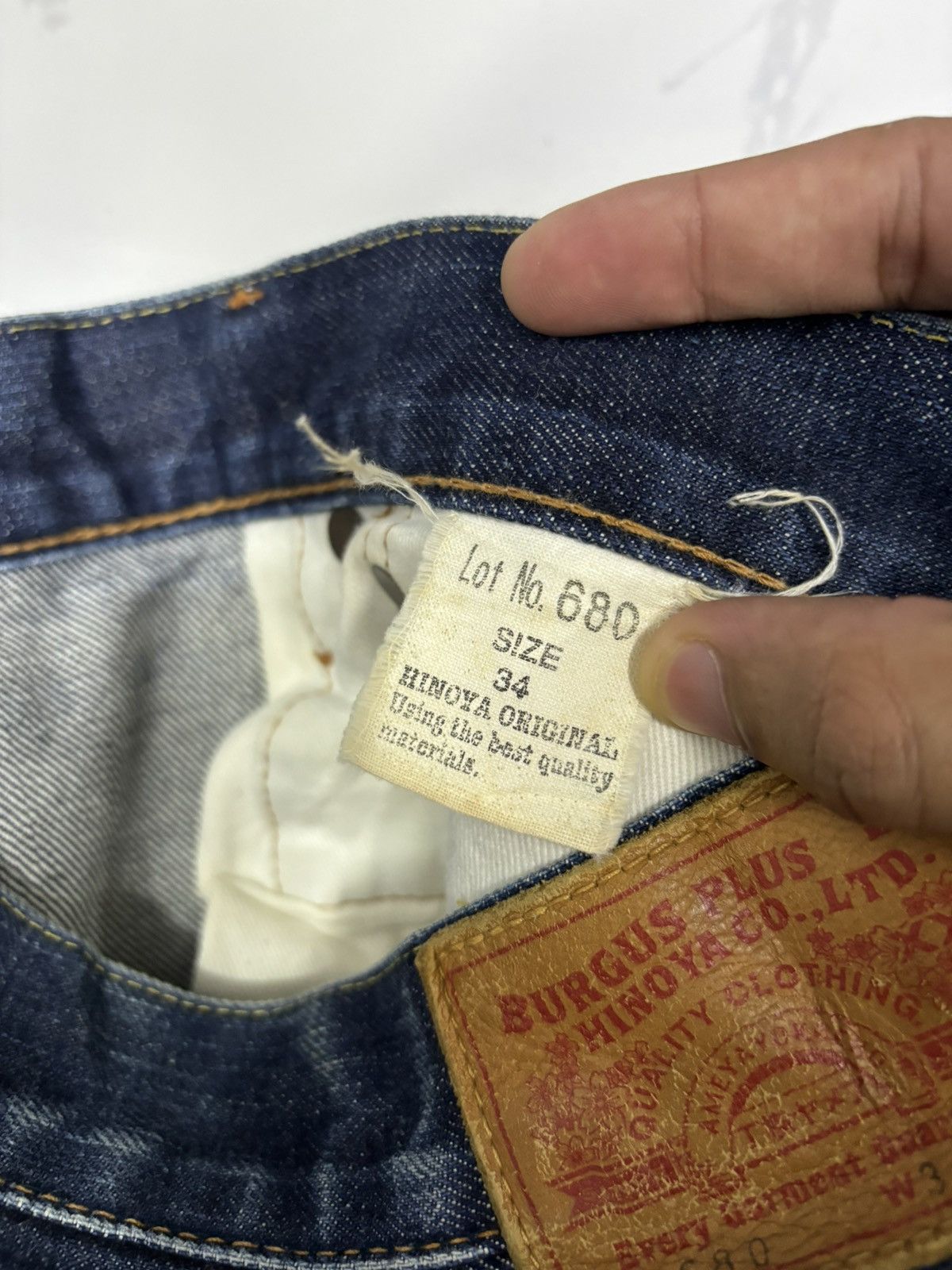 Burgus Plus GRAIL🔥Burgus Plus 🇯🇵 Indigo Bootcut Flared Denim Jeans Size US 32 / EU 48 - 10 Thumbnail