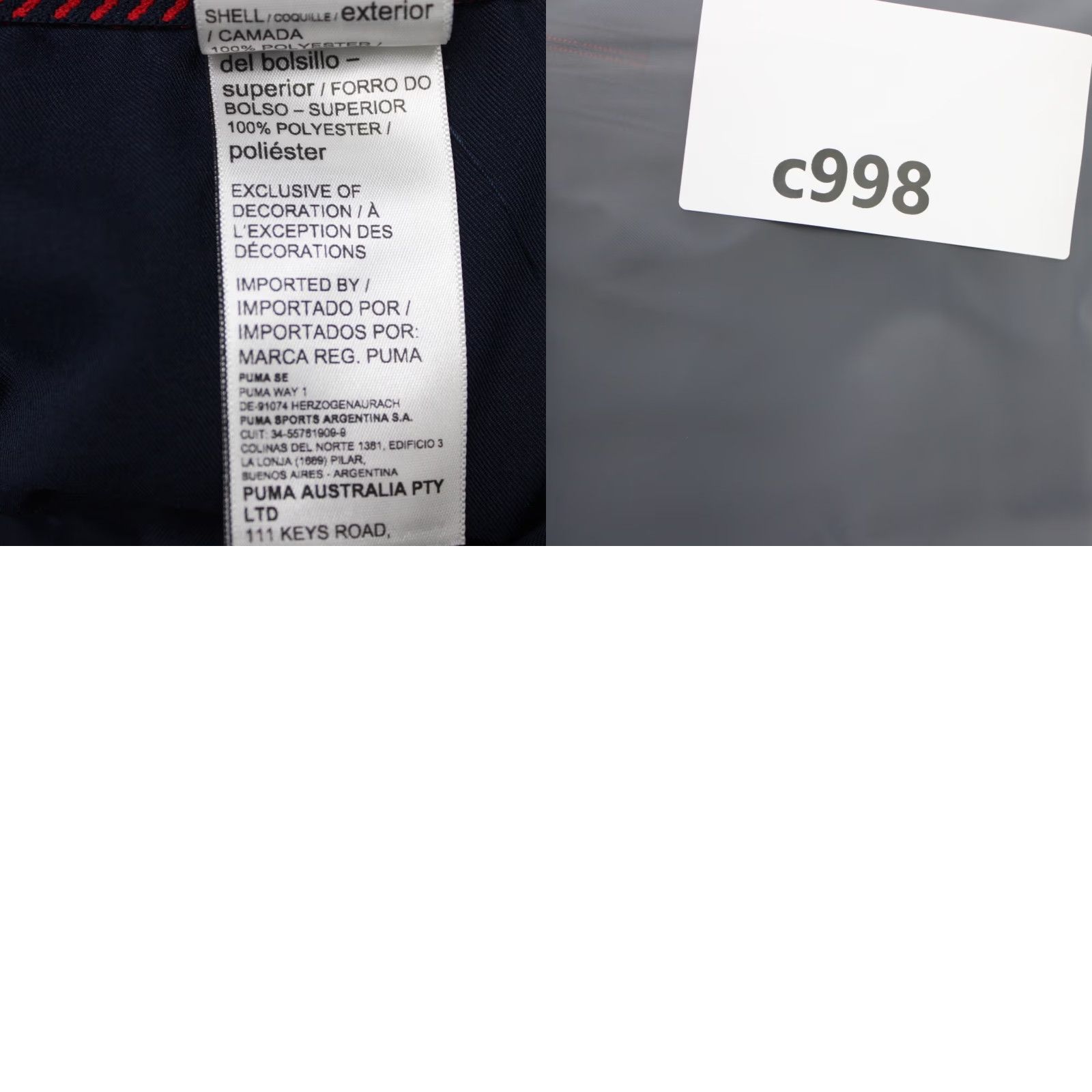 Puma Puma Shorts Mens 36 Blue Polyester Flat Front Bermuda Cargo Athletic Check Pocket Stretch Modern Size US 36 / EU 52 - 9 Thumbnail