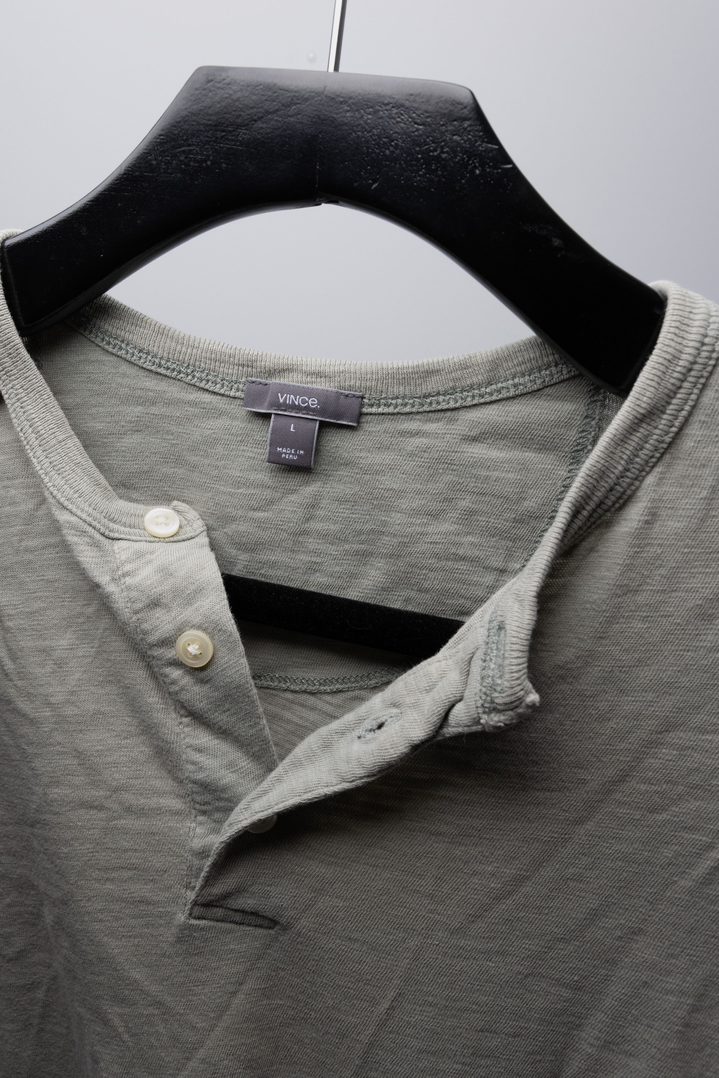 Other Vince Grey Striped Shirt Size US M / EU 48-50 / 2 - 4 Thumbnail