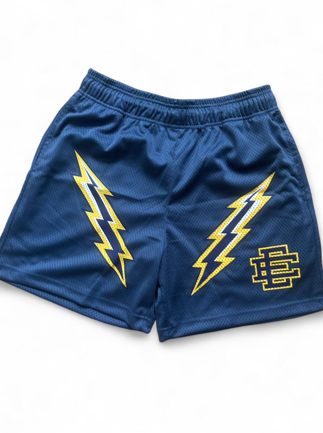 Eric Emanuel Eric Emanuel Blue Lightning Shorts Size US 33 - 1 Thumbnail