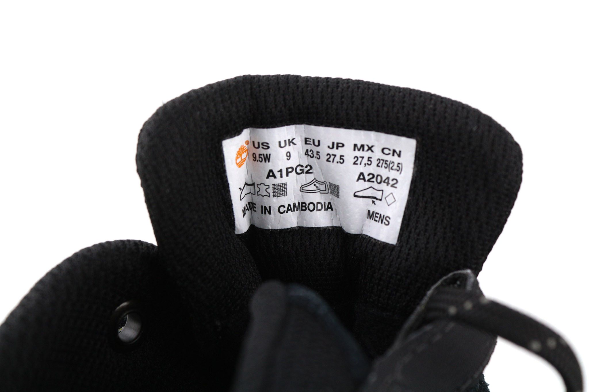 Timberland A1PG2-A6042 EU43.5/44 Black Leather 80864 Size US 10.5 / EU 43-44 - 13 Thumbnail