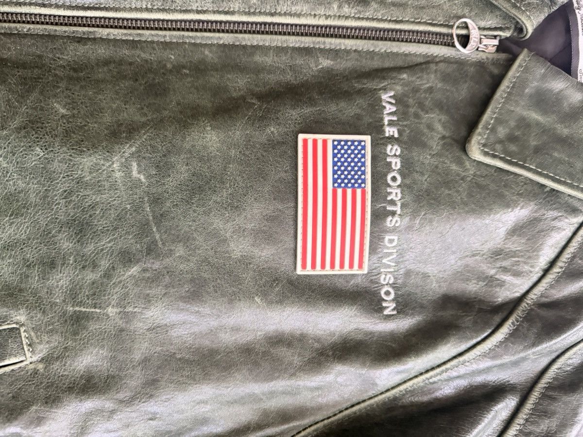 Vale Vale valley dreams leather olive jacket pre owned large Size US L / EU 52-54 / 3 - 6 Thumbnail