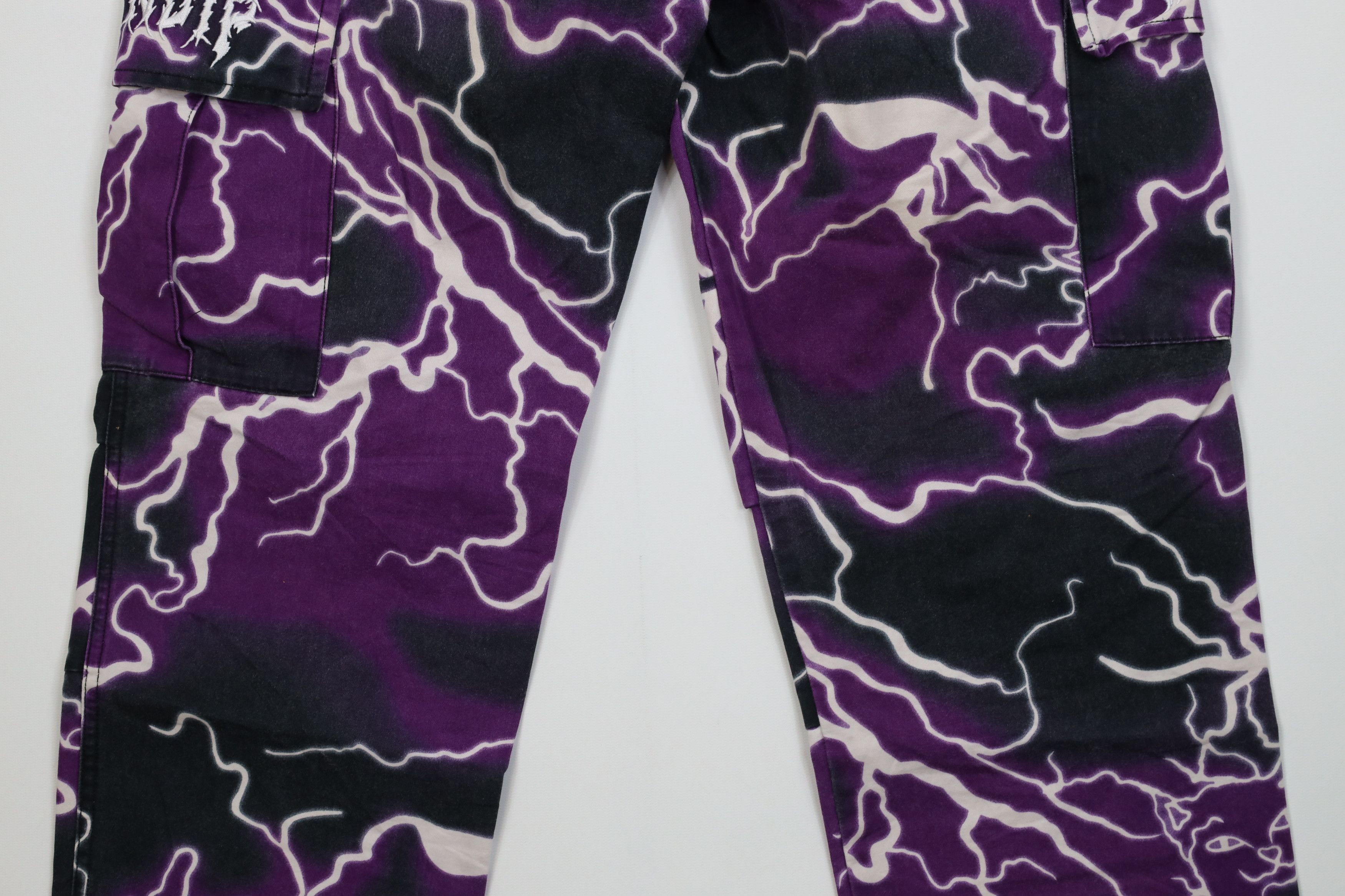 Vintage Vintage Y2K Streetwear Cat Lightning Cargo Pants Cotton Size US 32 / EU 48 - 14 Thumbnail