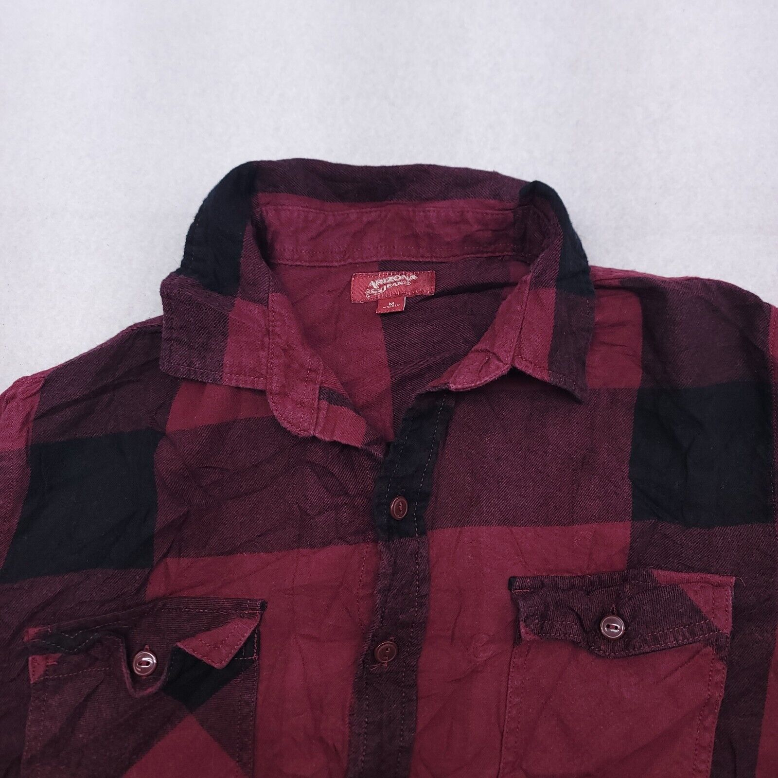Arizona Jean Co. Arizona Jean Co Buffalo Check Flannel Shirt Mens Size M Red Size US M / EU 48-50 / 2 - 1 Thumbnail