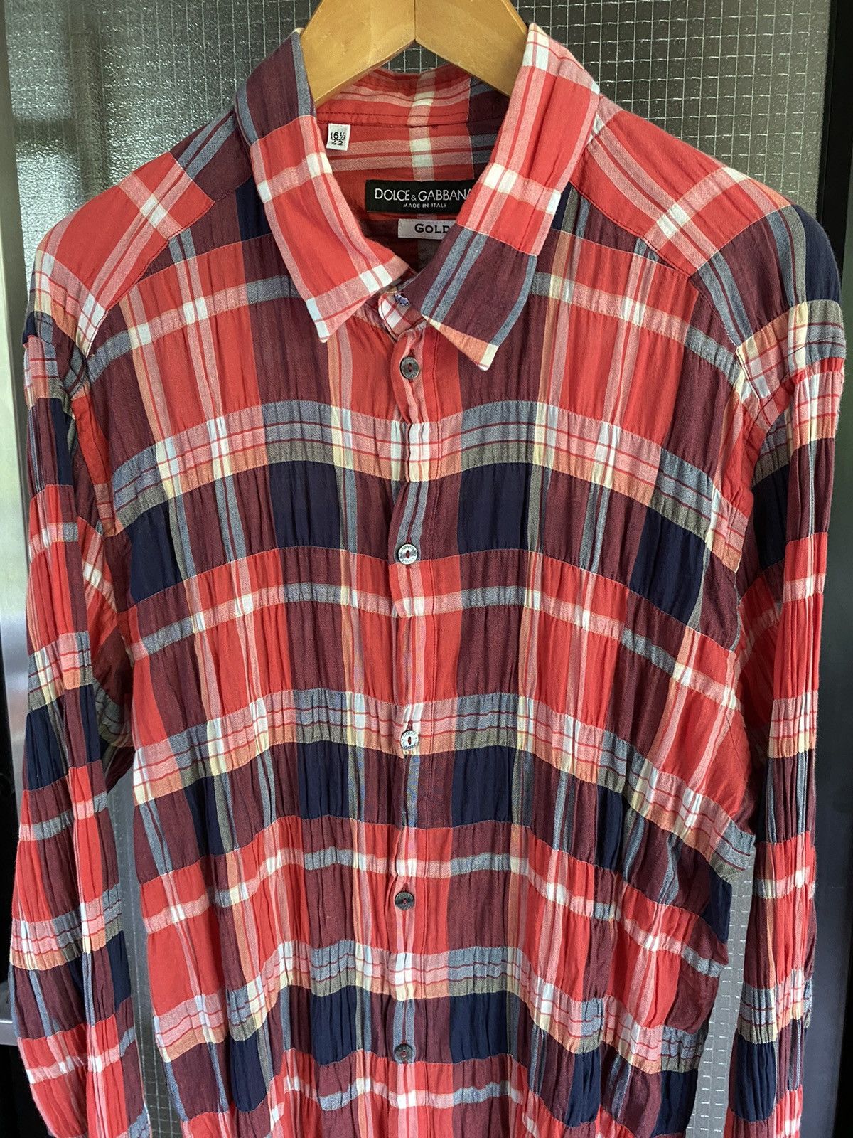 Dolce & Gabbana DOLCE & GABBANA® Rustic Plaid Flannel Size US XS / EU 42 / 0 - 11 Thumbnail