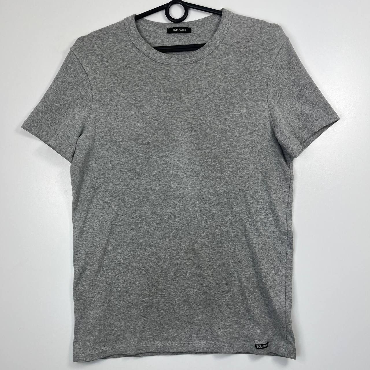 Tom Ford Tom Ford Grey Basic T Shirt Slim Fit Cotton Elastane Size XS Size US XS / EU 42 / 0 - 1 Thumbnail