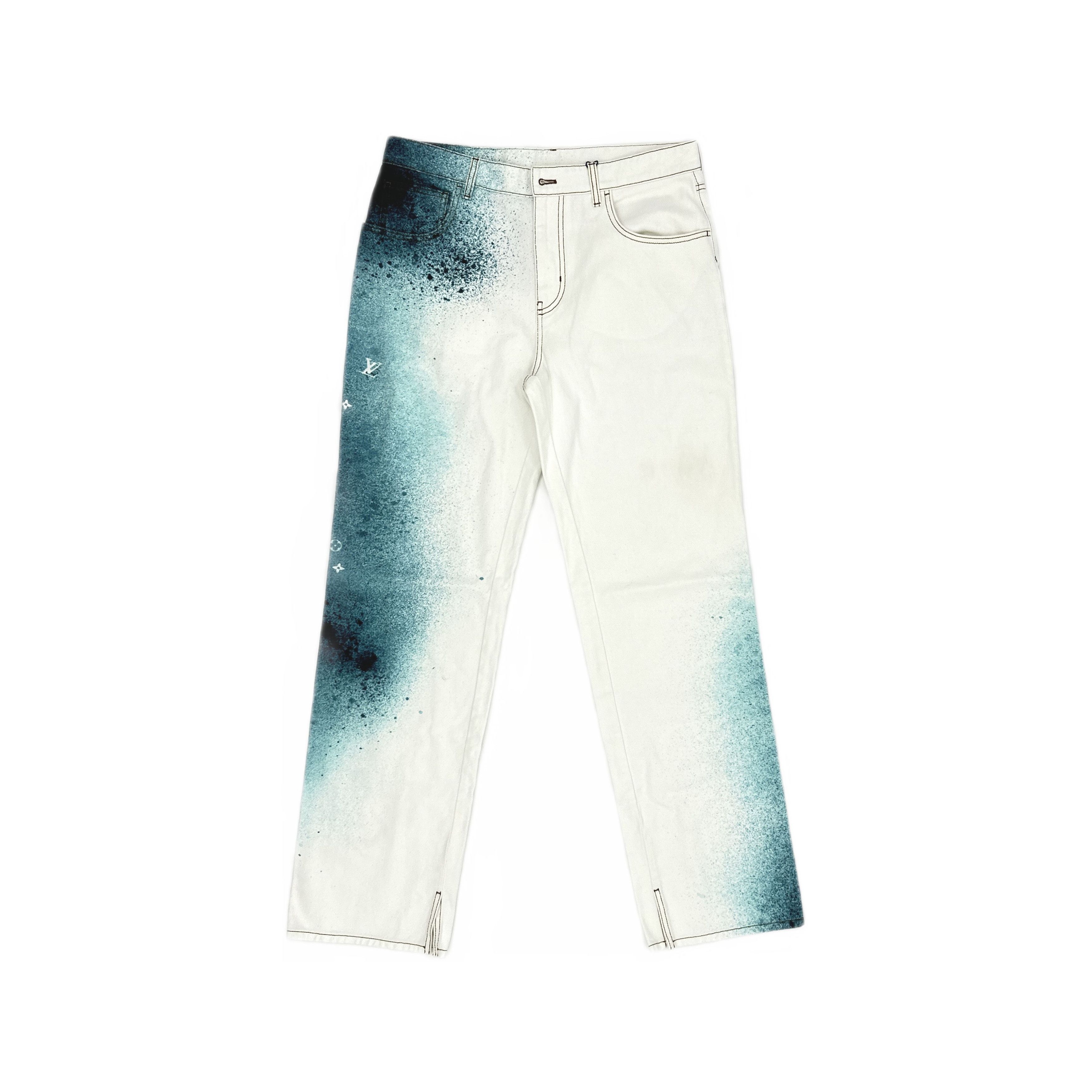 Louis Vuitton Louis Vuitton Tie-Dye Spray Jeans Size 32 Size US 32 / EU 48 - 1 Thumbnail