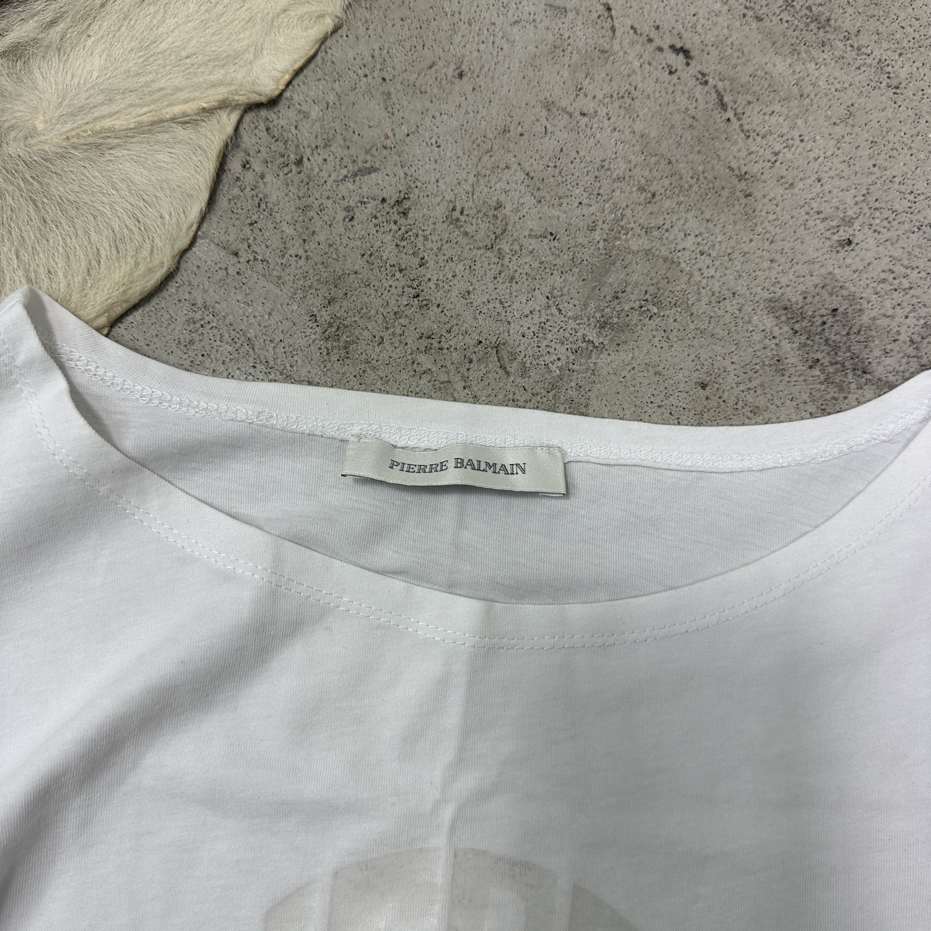 Balmain Vintage Streetwear Balmain Women's T-shirt Y2K Size M / US 6-8 / IT 42-44 - 4 Thumbnail