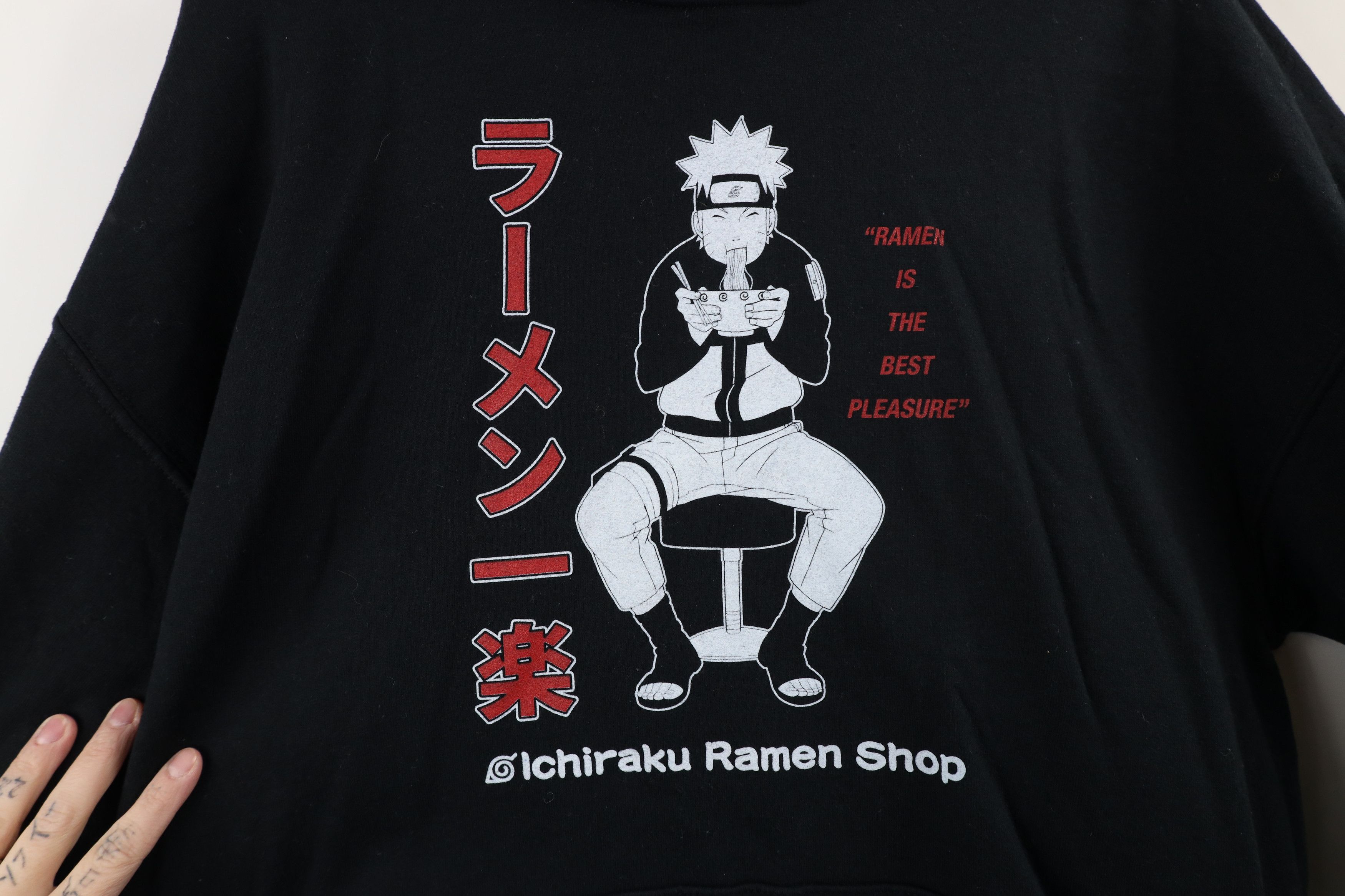 Vintage Vintage Y2K 2007 Naruto Shippuden Anime Hoodie Sweatshirt Size US L / EU 52-54 / 3 - 7 Thumbnail