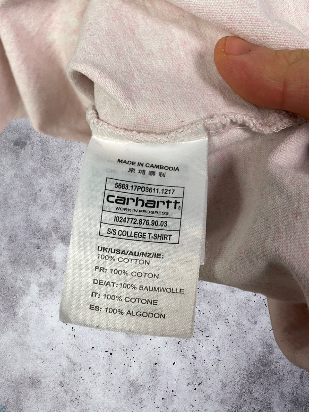Carhartt × Vintage Vintage Carhartt Y2K Collage Spell Out T Shirt Size US L / EU 52-54 / 3 - 4 Thumbnail
